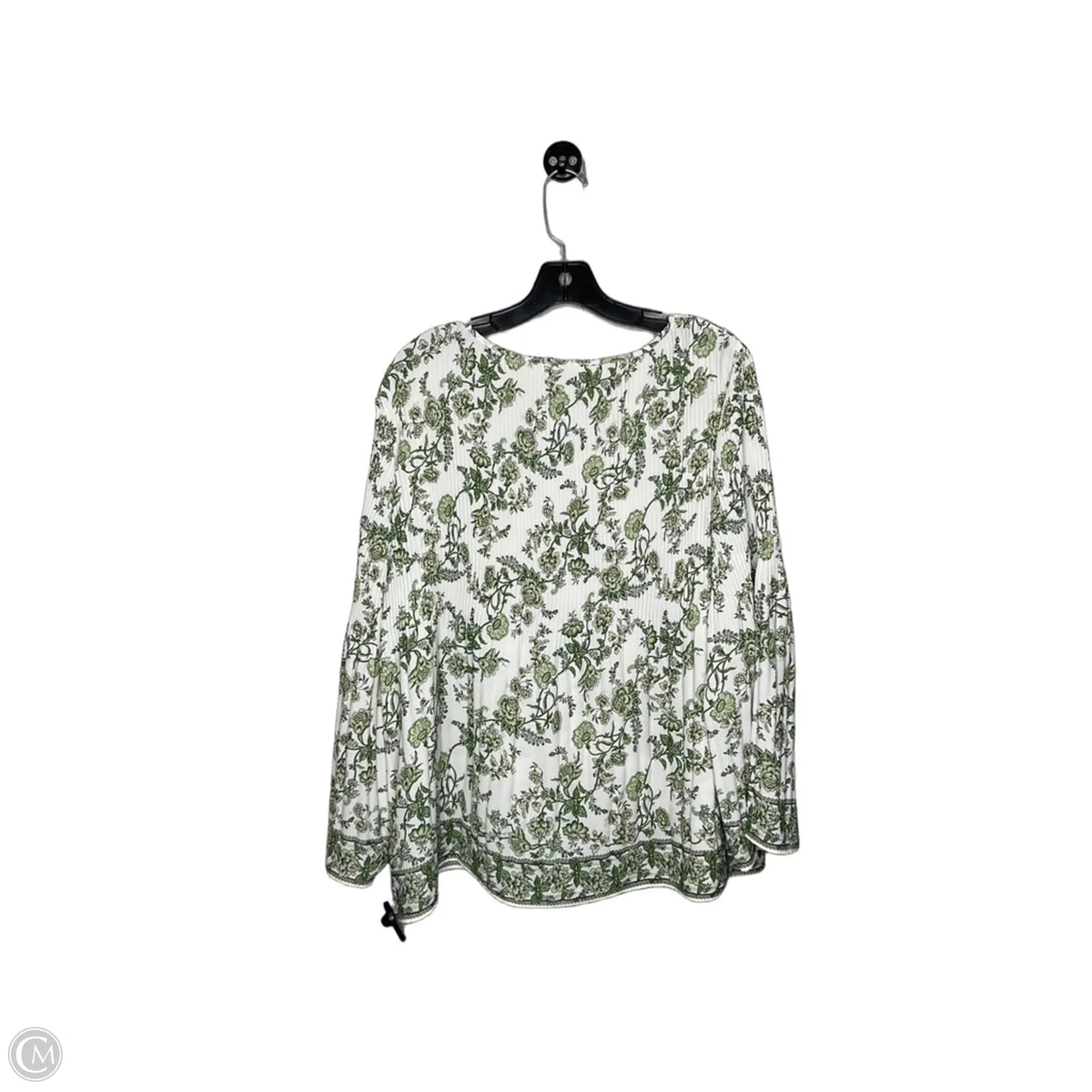 Top 3/4 Sleeve By Jones And Co In Floral Print, Size: 2x