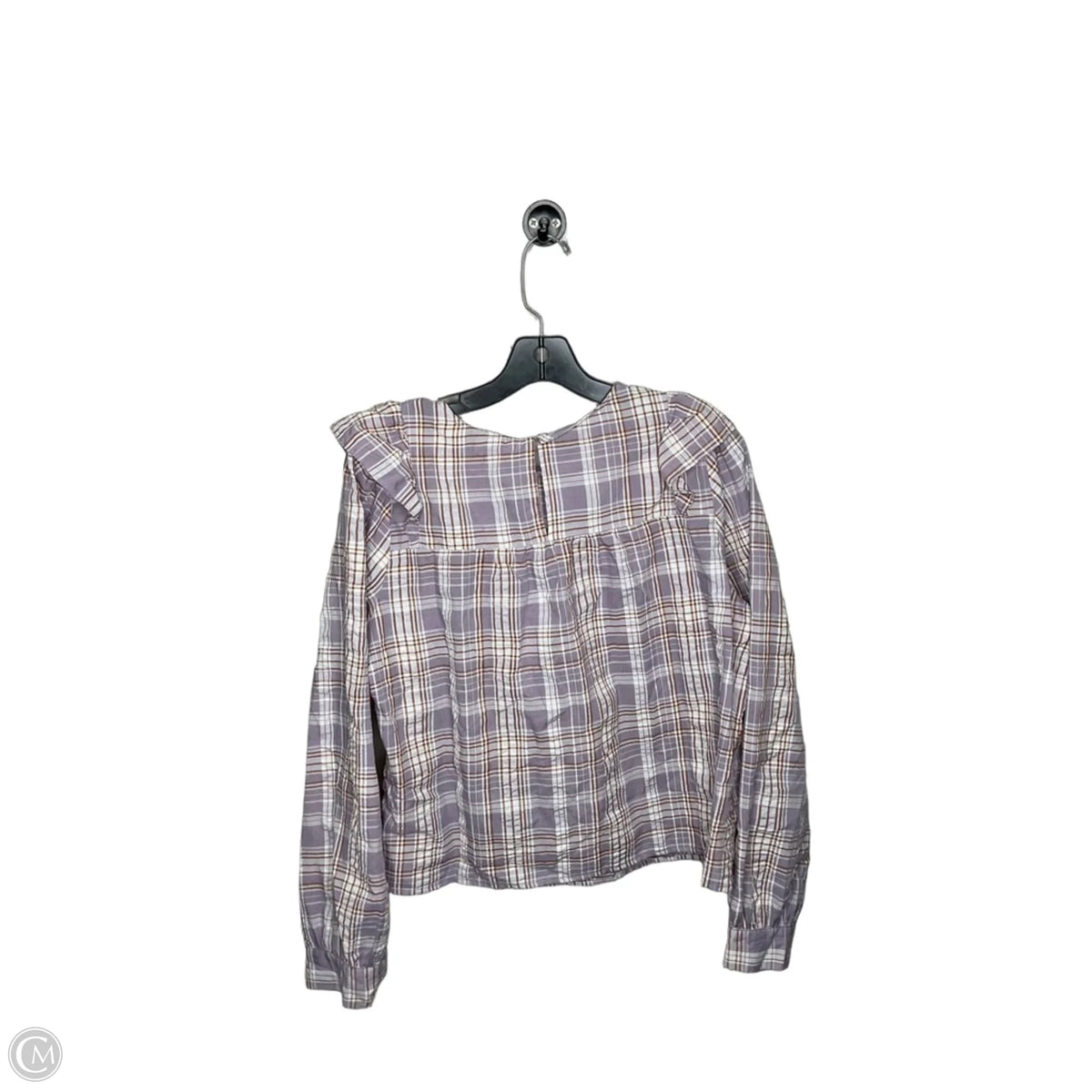 Top Long Sleeve By Loft In Purple, Size: L