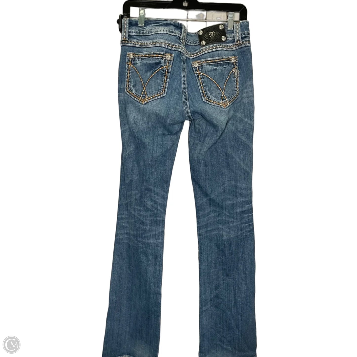Jeans Boot Cut By Miss Me In Blue Denim, Size: 10