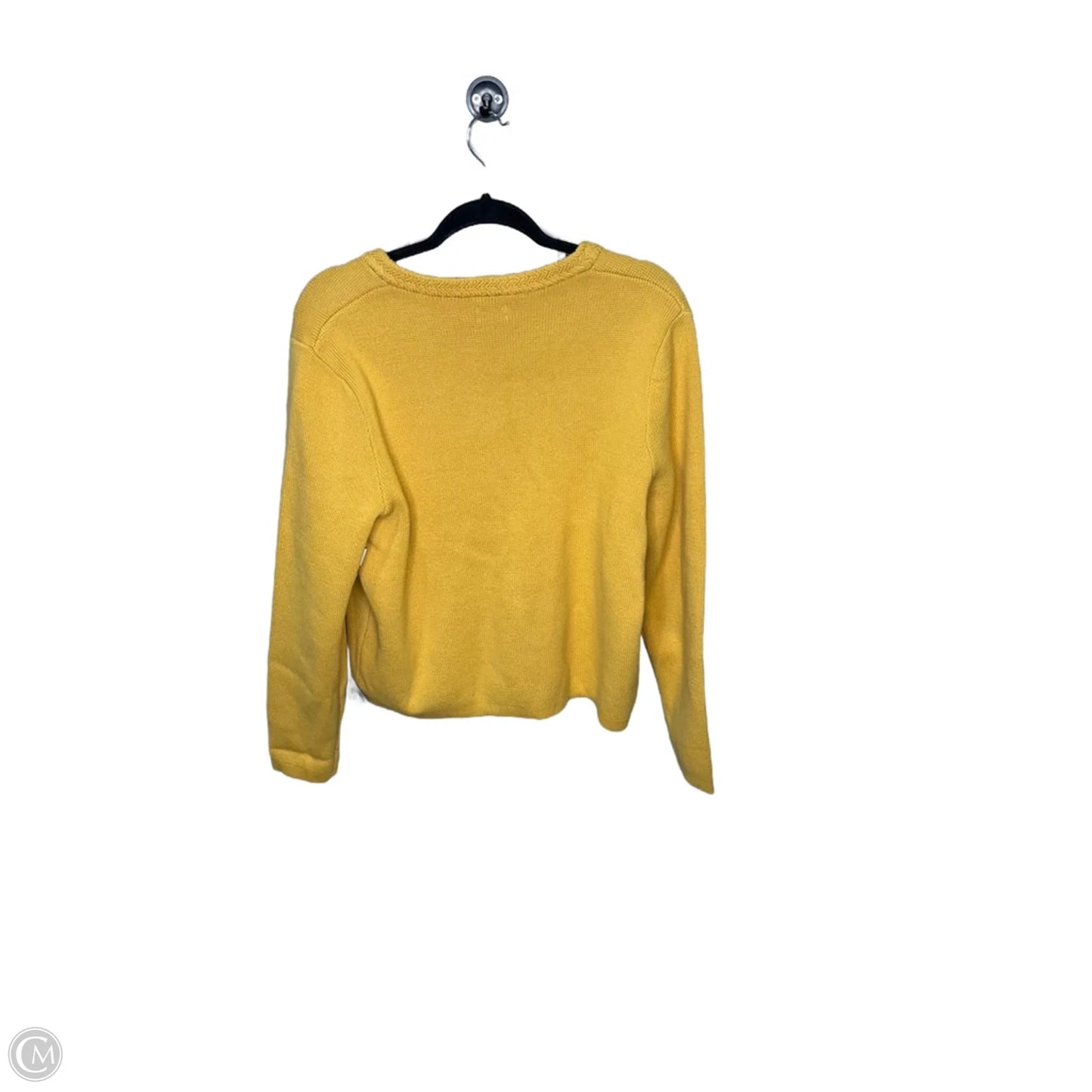 Cardigan By J. Crew In Yellow, Size: Xl