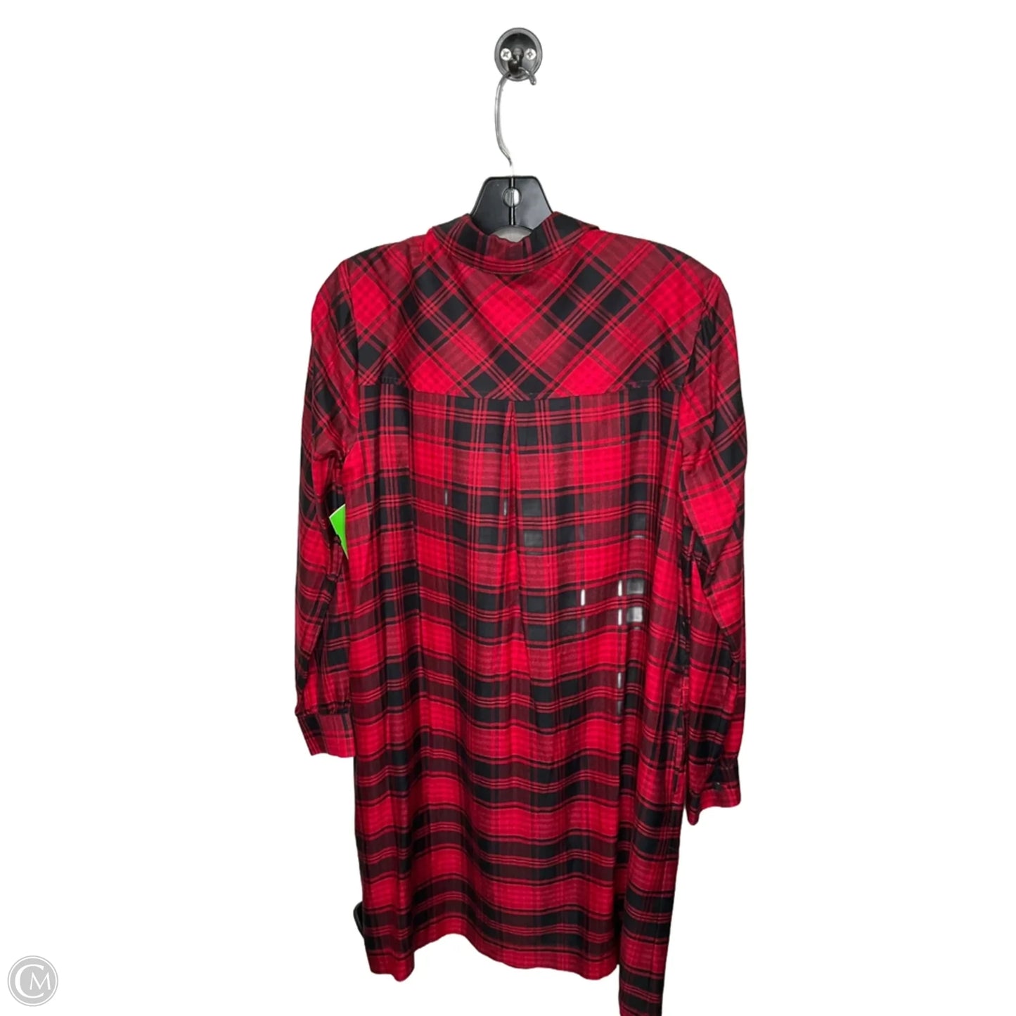 Dress Casual Midi By J. Jill In Plaid Pattern, Size: Xs