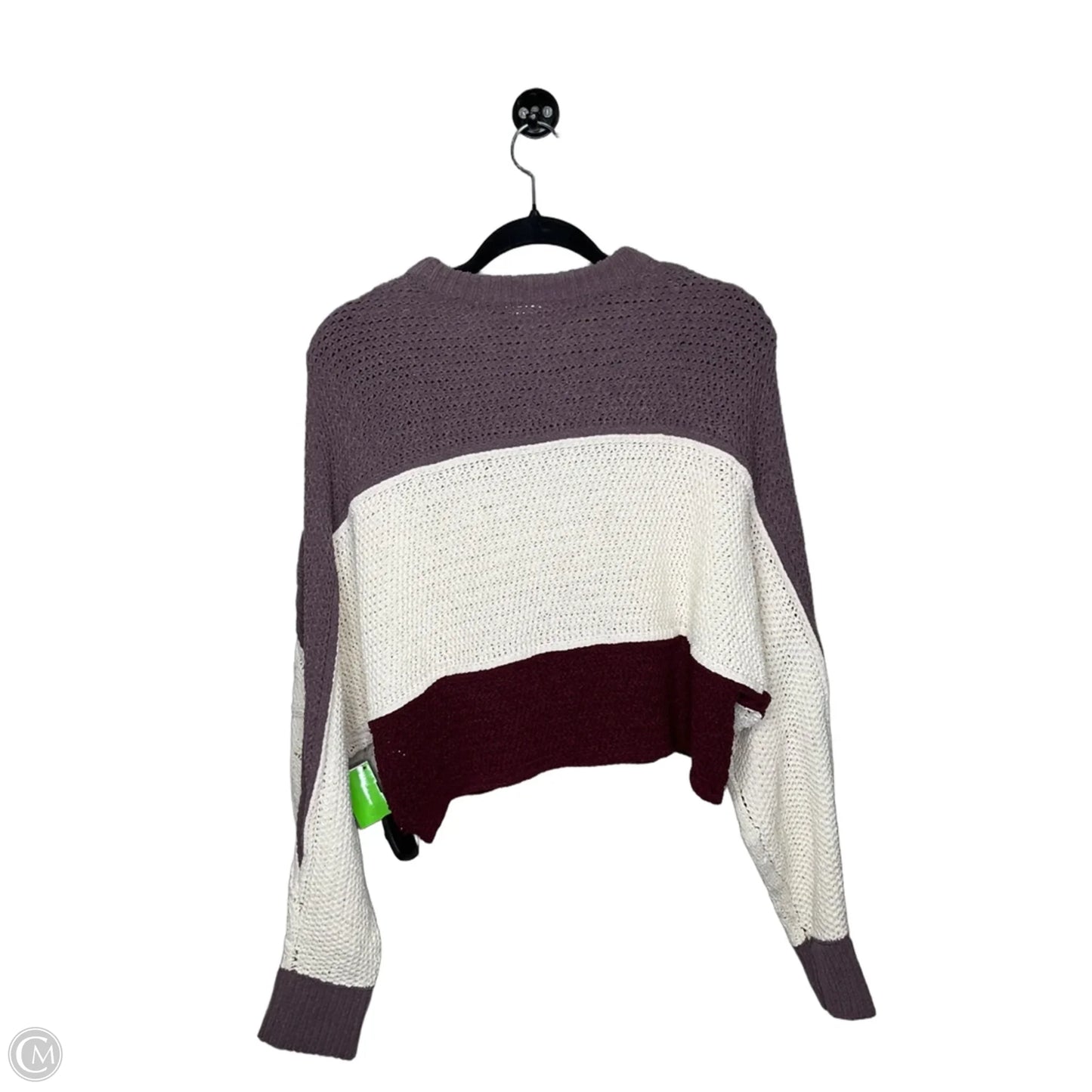 Sweater By Clothes Mentor In Striped Pattern, Size: S