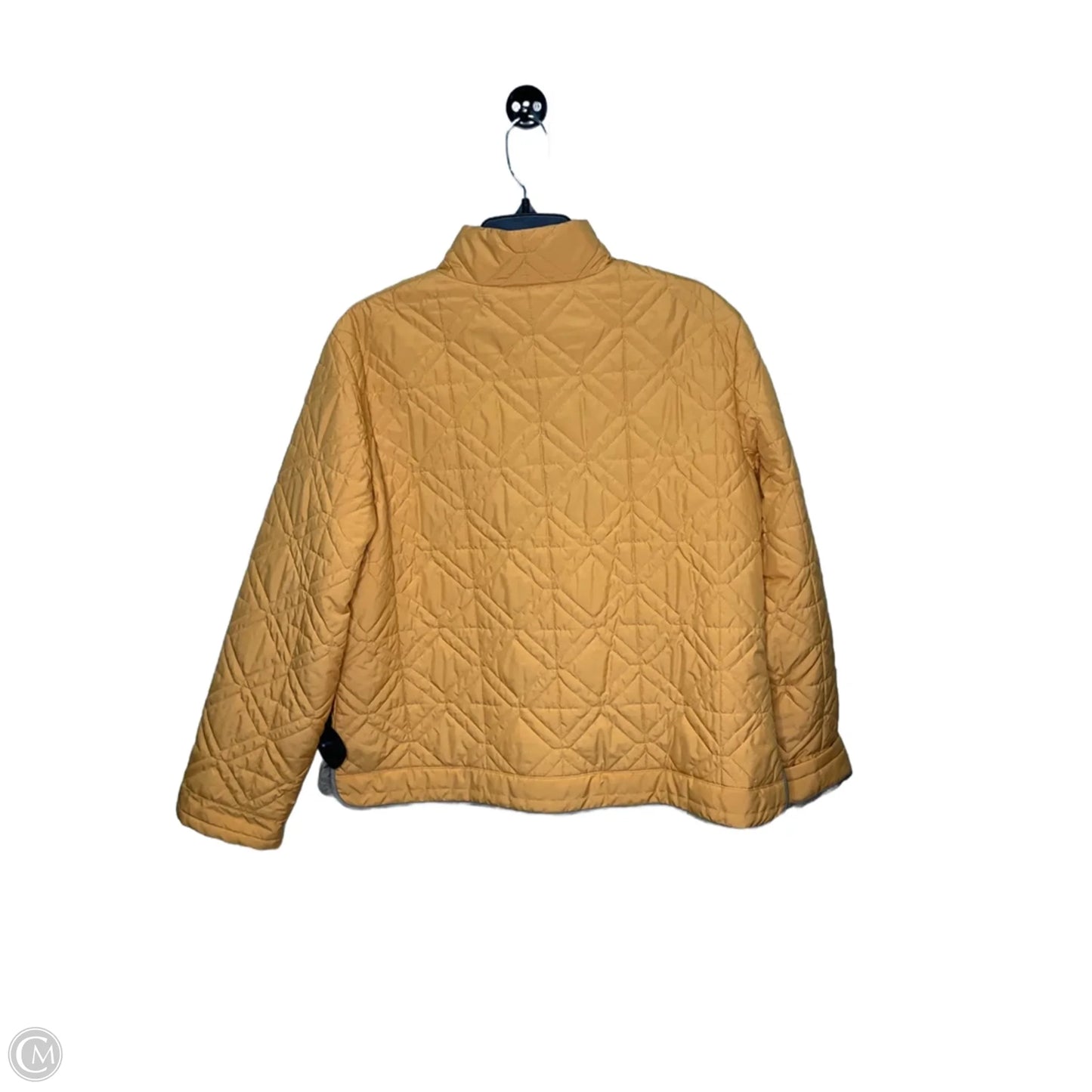 Jacket Puffer & Quilted By Clothes Mentor In Yellow, Size: Lp