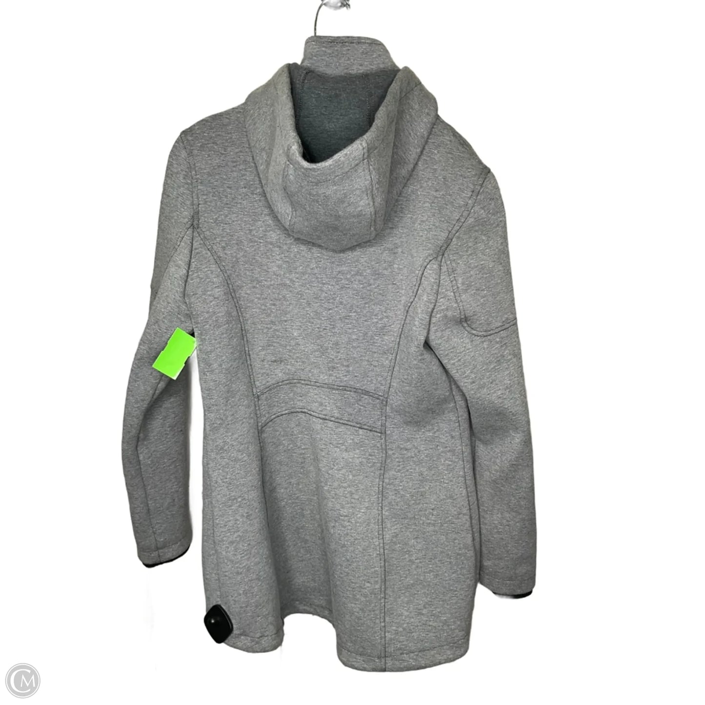 Athletic Jacket By Andrew Marc In Grey, Size: L