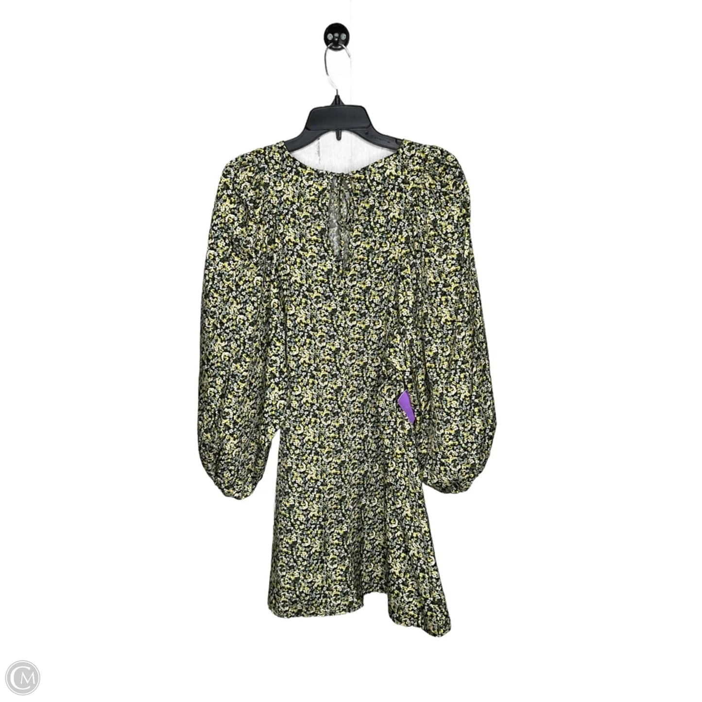 Dress Casual Short By H&m In Floral Print, Size: M