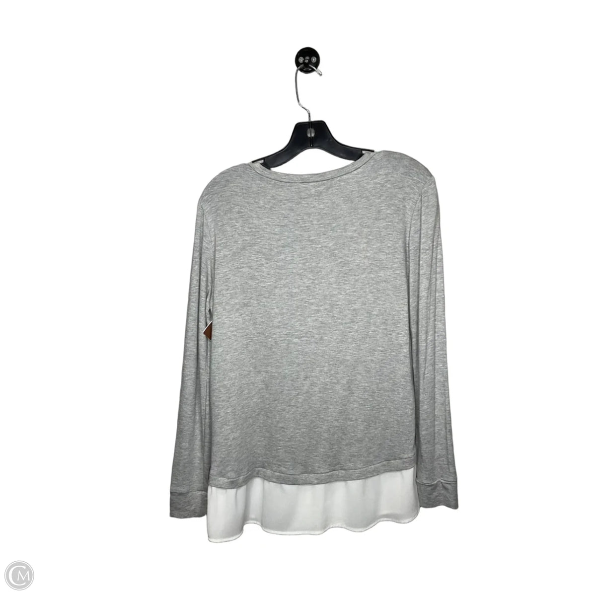 Top Long Sleeve By Drew In Grey, Size: Xs