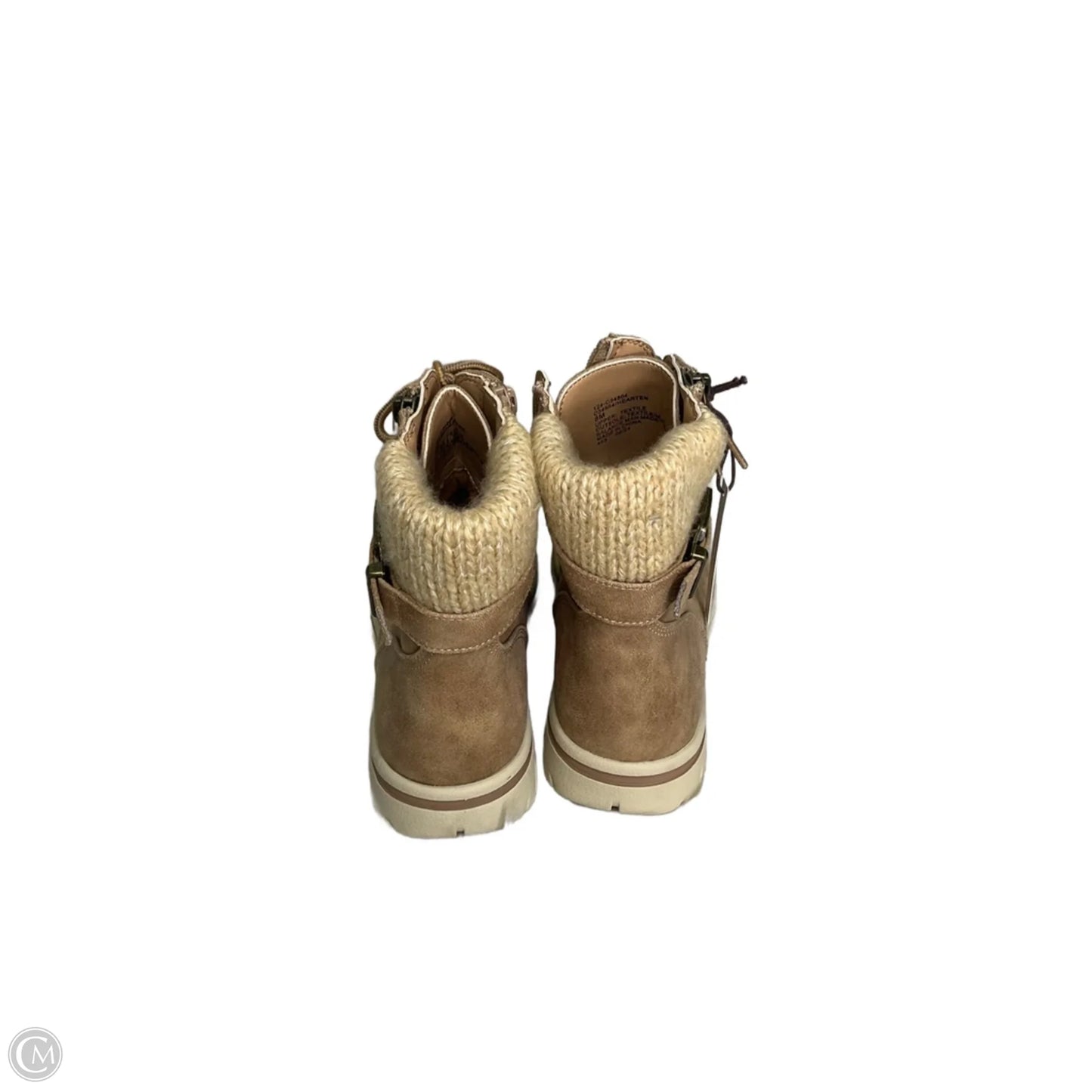 Boots Ankle Flats By Cliffs By White Mountain In Beige, Size: 8