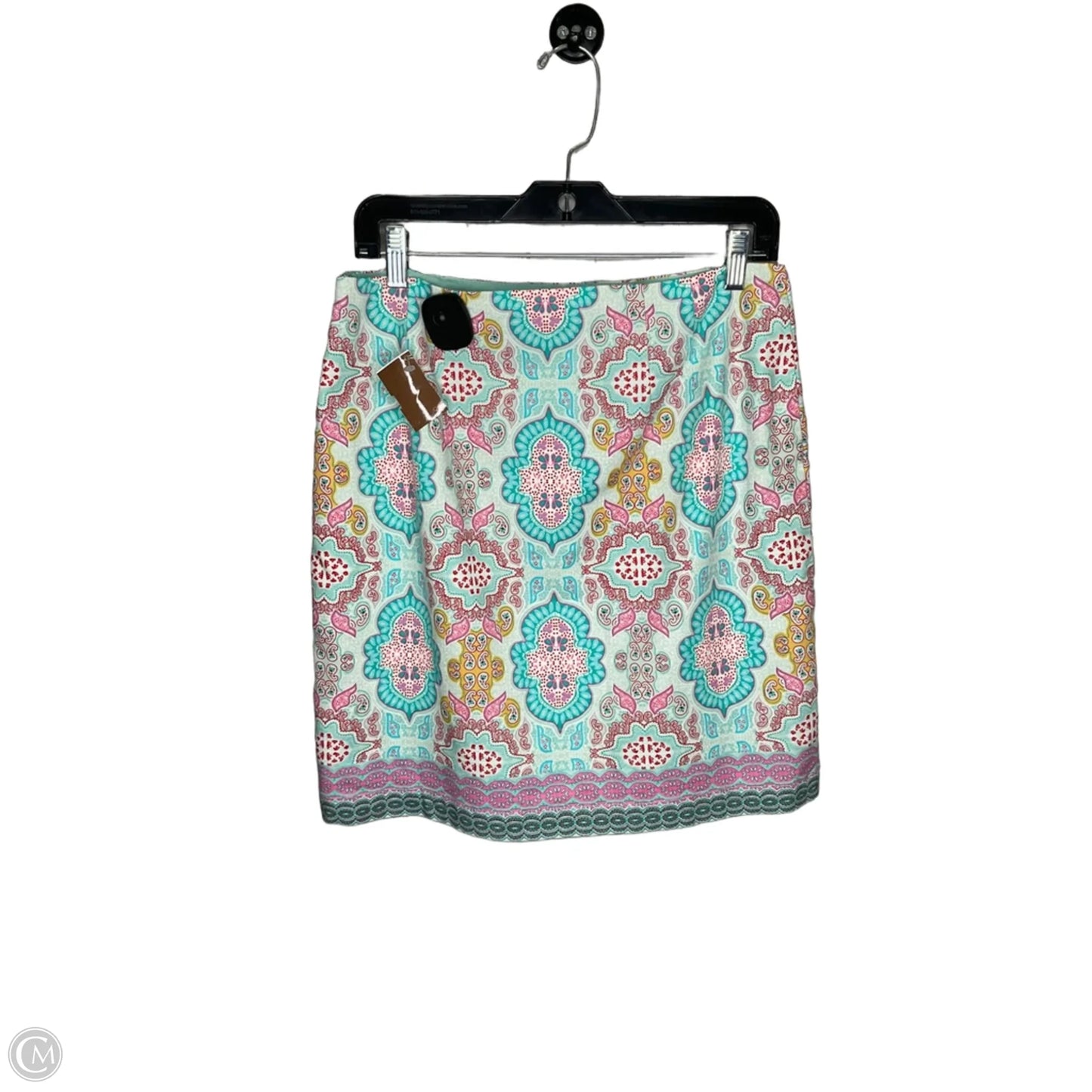 Skirt Midi By Talbots In Paisley Print, Size: 8