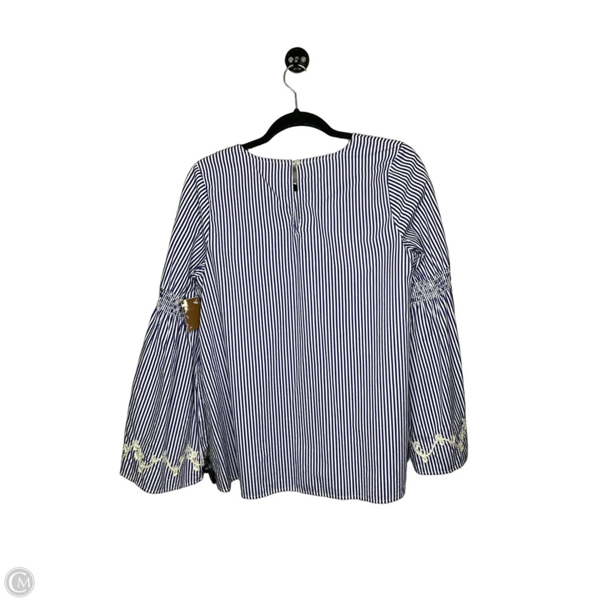 Top Long Sleeve By Crown And Ivy In Striped Pattern, Size: S