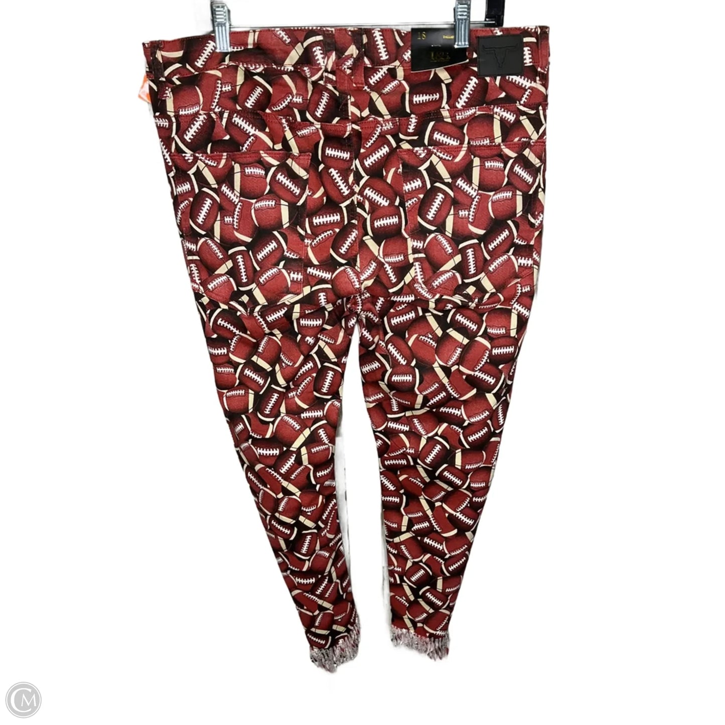 Pants Cropped By Lucky & Blessed In Orange, Size: 18