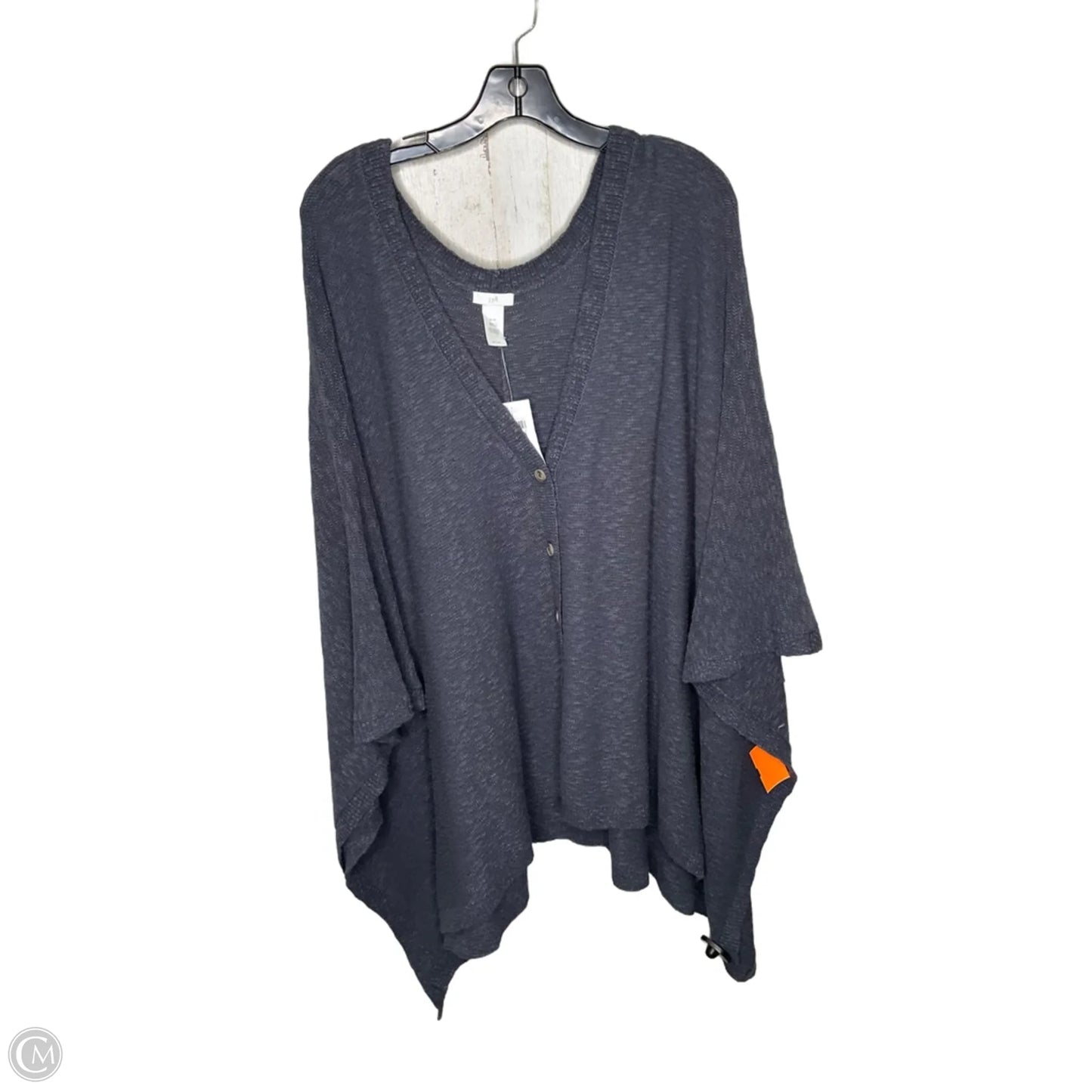 Poncho By J. Jill In Grey, Size: 3x