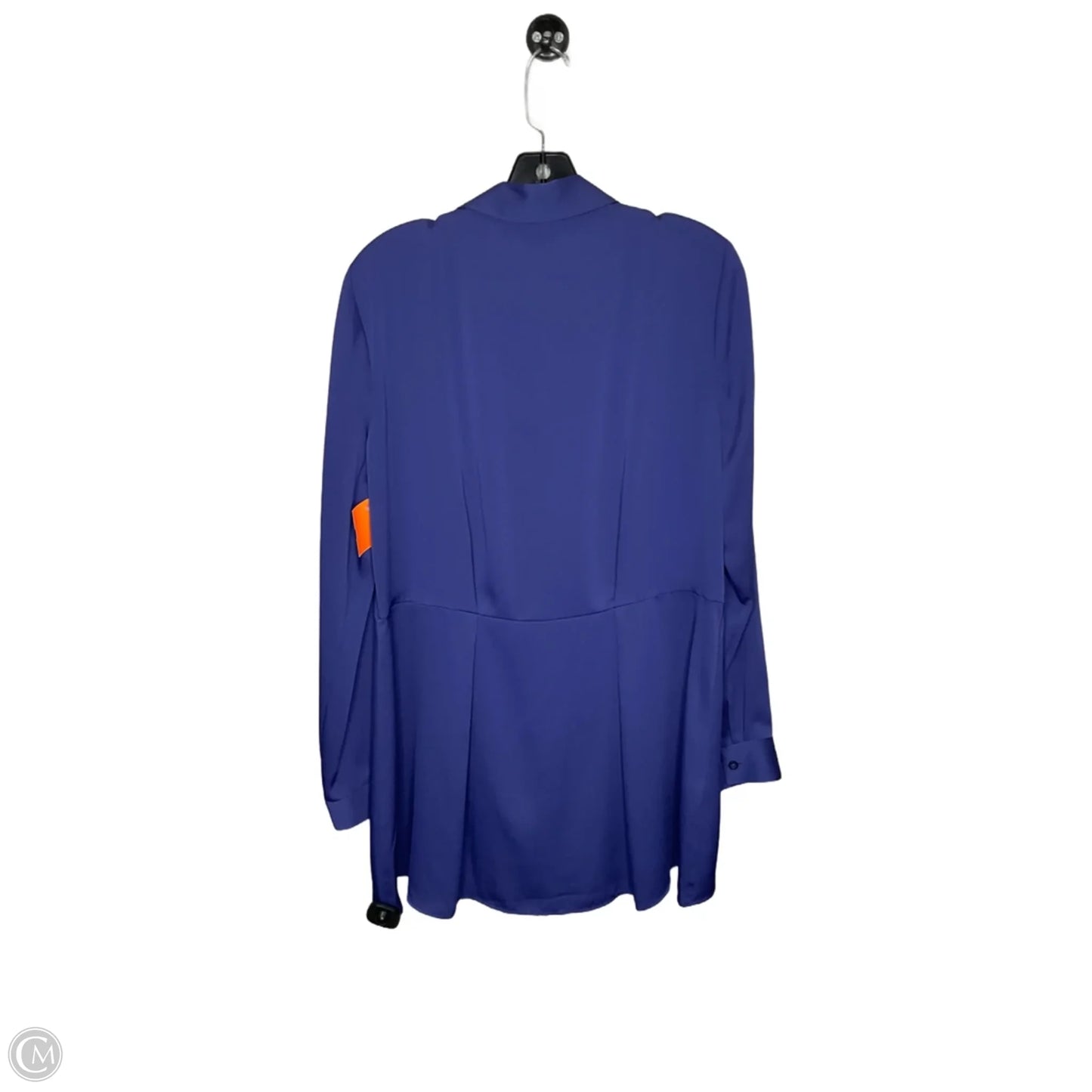Top Long Sleeve By Bcbgeneration In Blue, Size: L