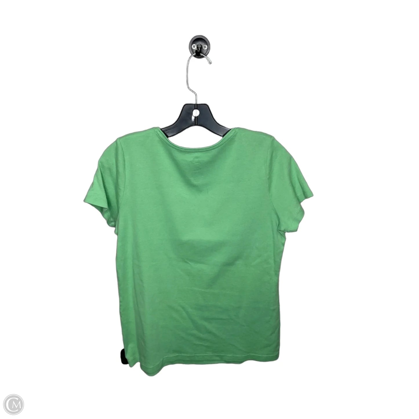 Top Short Sleeve Basic By St Johns Bay In Green, Size: L