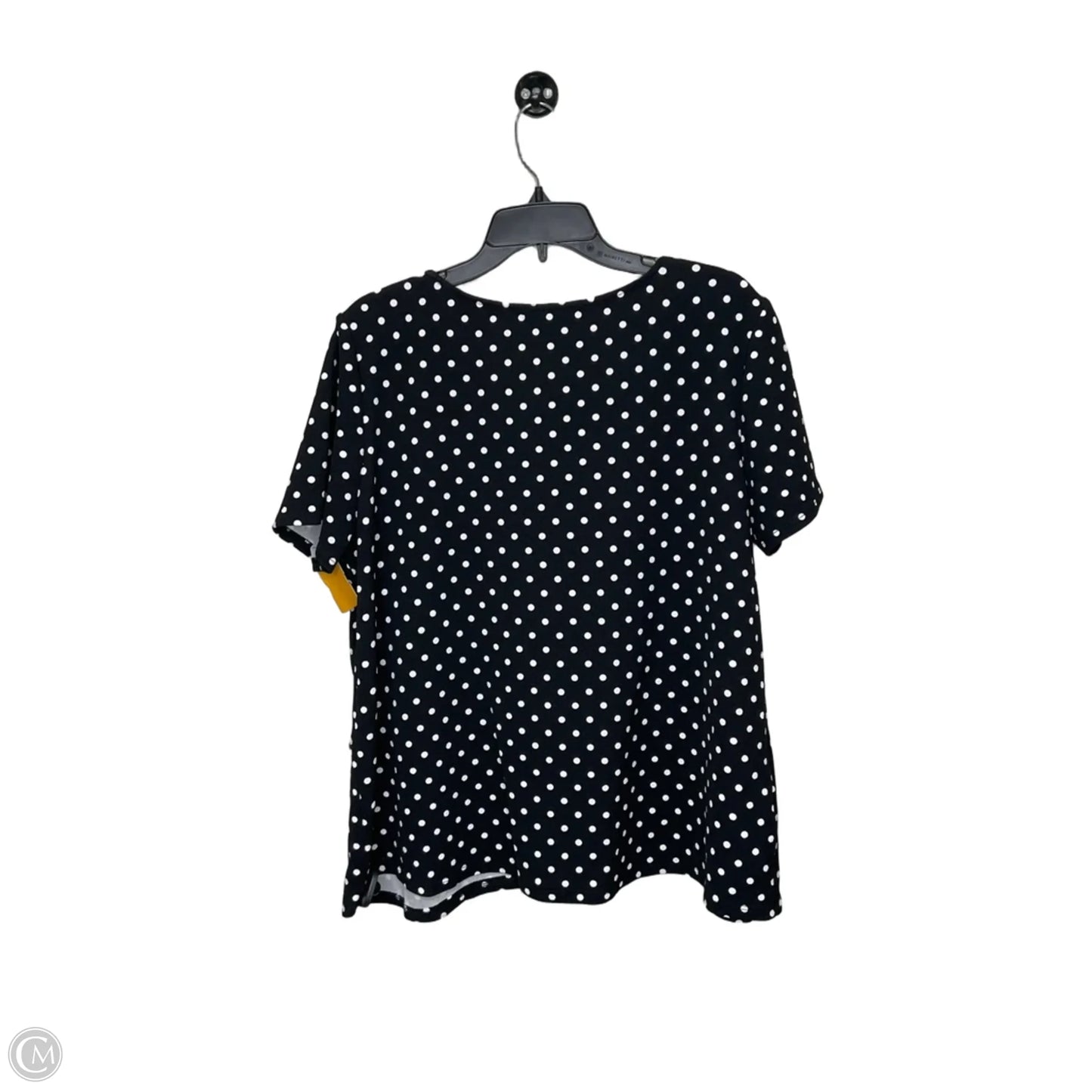 Top Short Sleeve By Green Envelope In Polkadot Pattern, Size: 2x