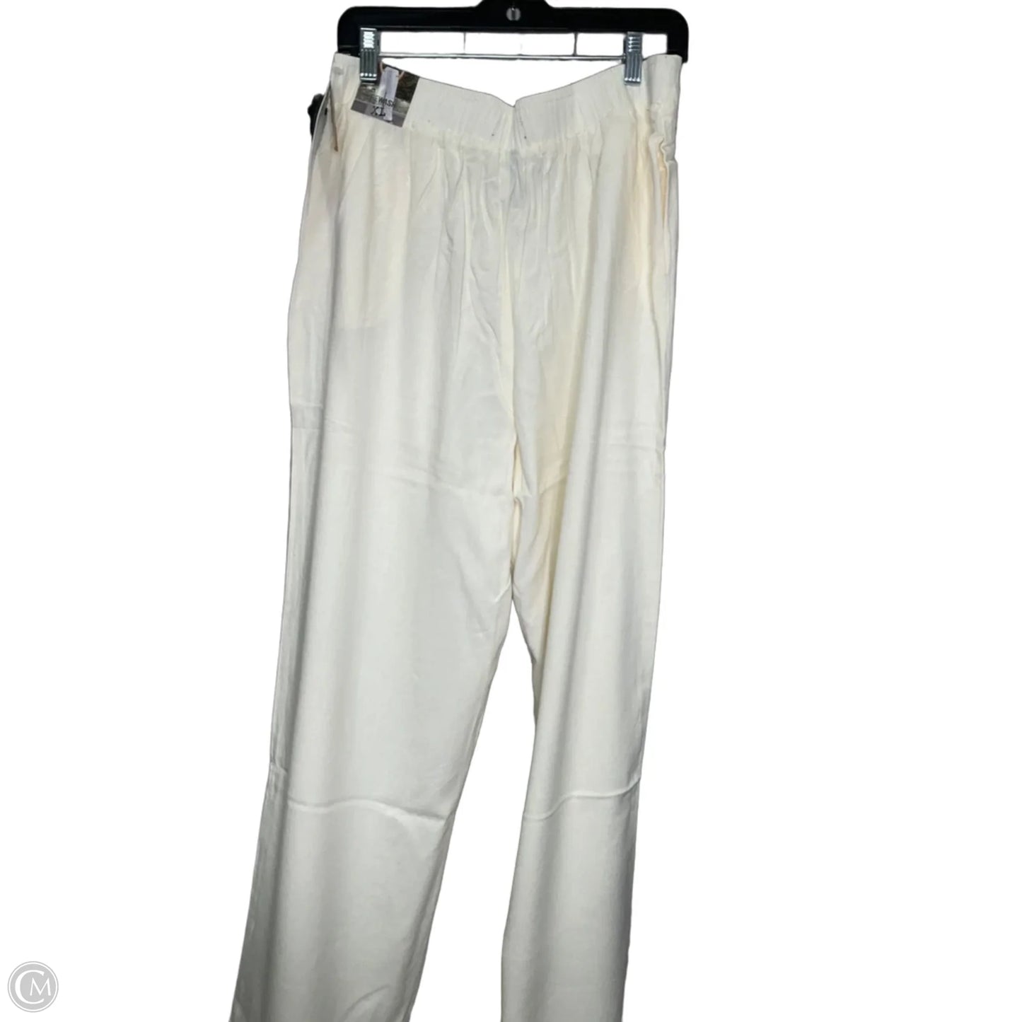 Pants Linen By Rewash In Cream, Size: Xl