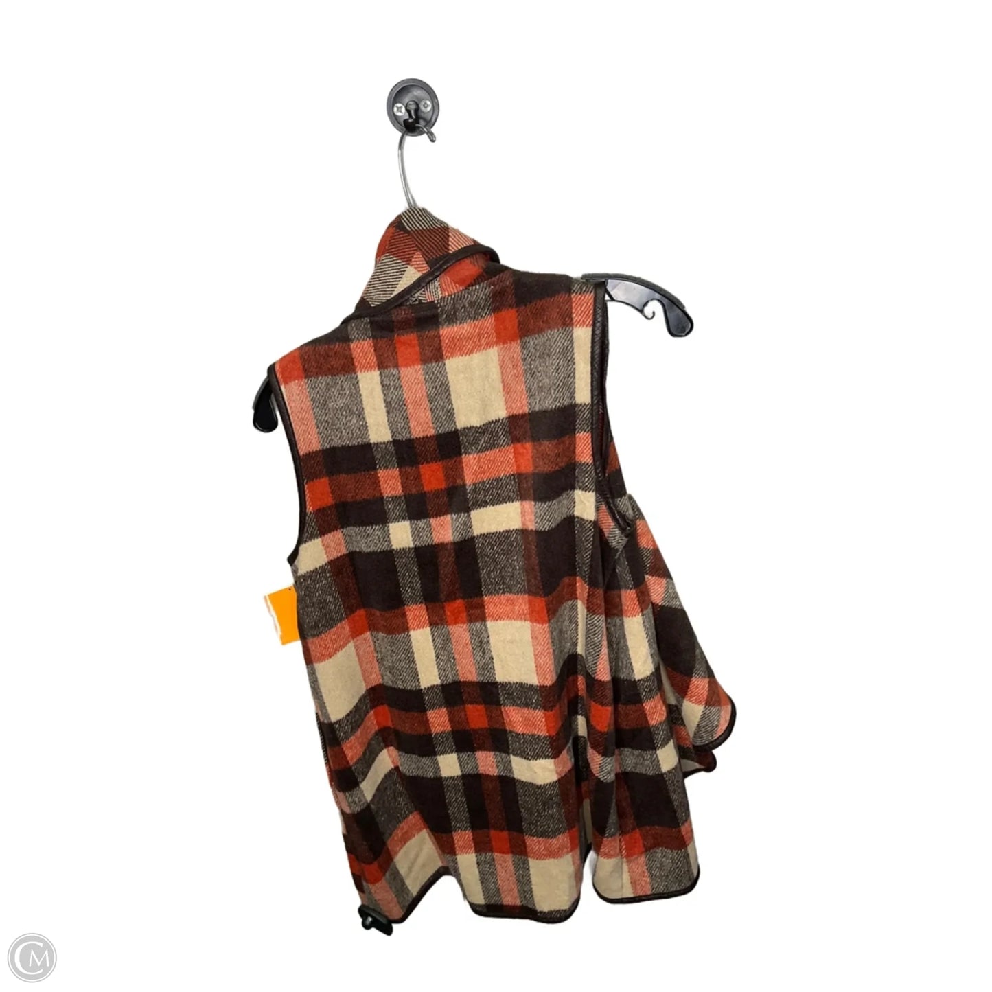 Vest Fleece By Hyfve In Plaid Pattern, Size: S