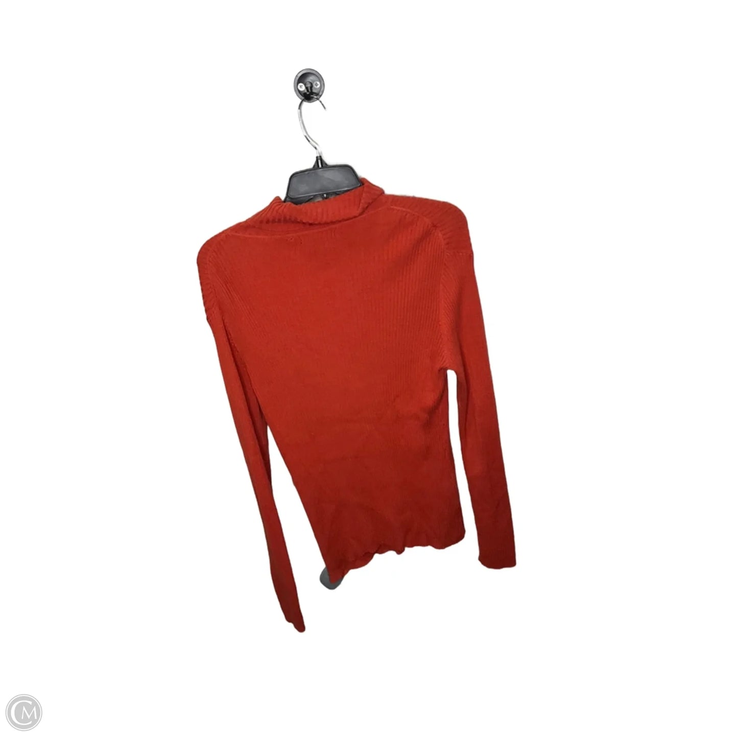 Top Long Sleeve By Clothes Mentor In Orange, Size: L