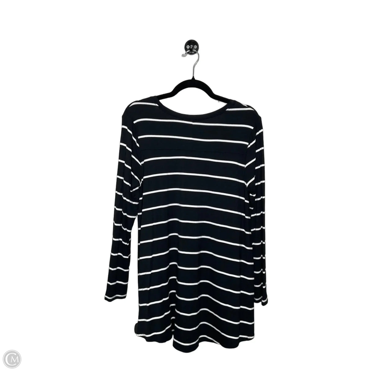 Tunic 3/4 Sleeve By Soma In Striped Pattern, Size: M