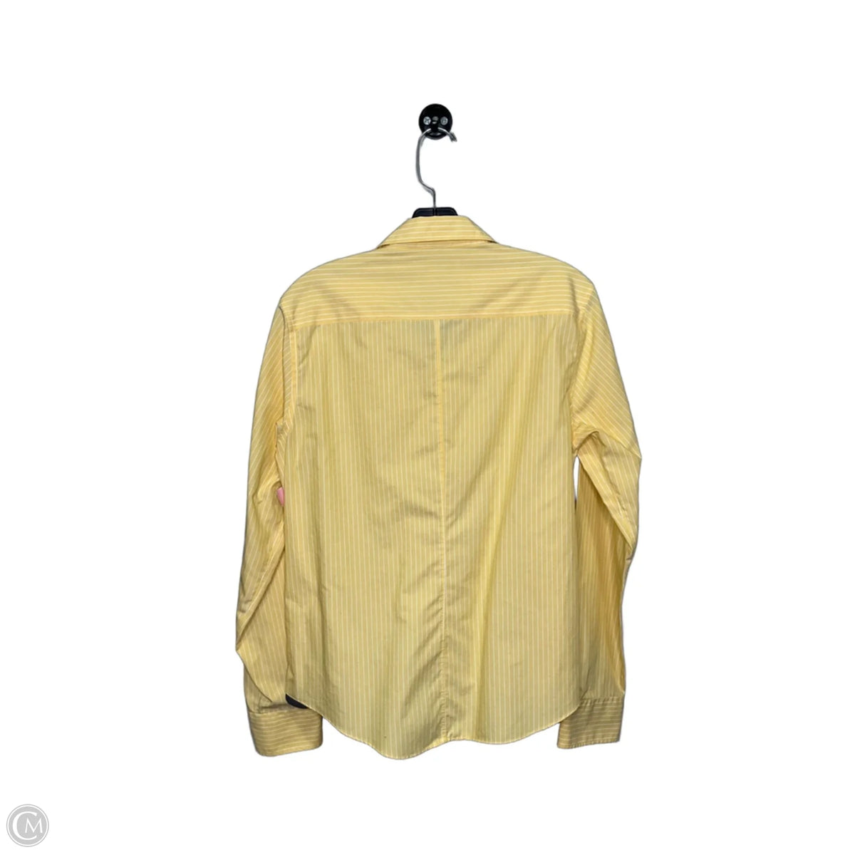 Top Long Sleeve By Brooks Brothers In Yellow, Size: 14