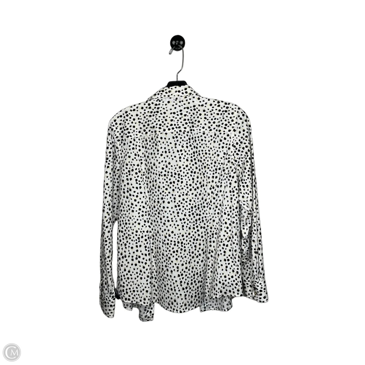 Top Long Sleeve By Talbots In Animal Print, Size: 8