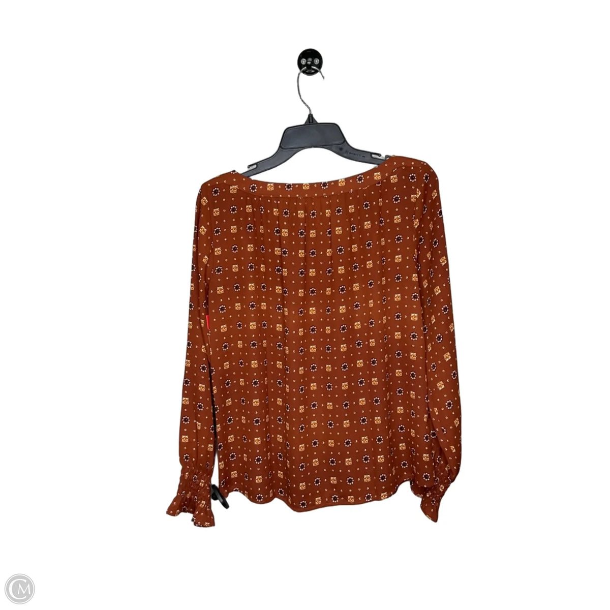 Top Long Sleeve By Loft In Brown, Size: Xs