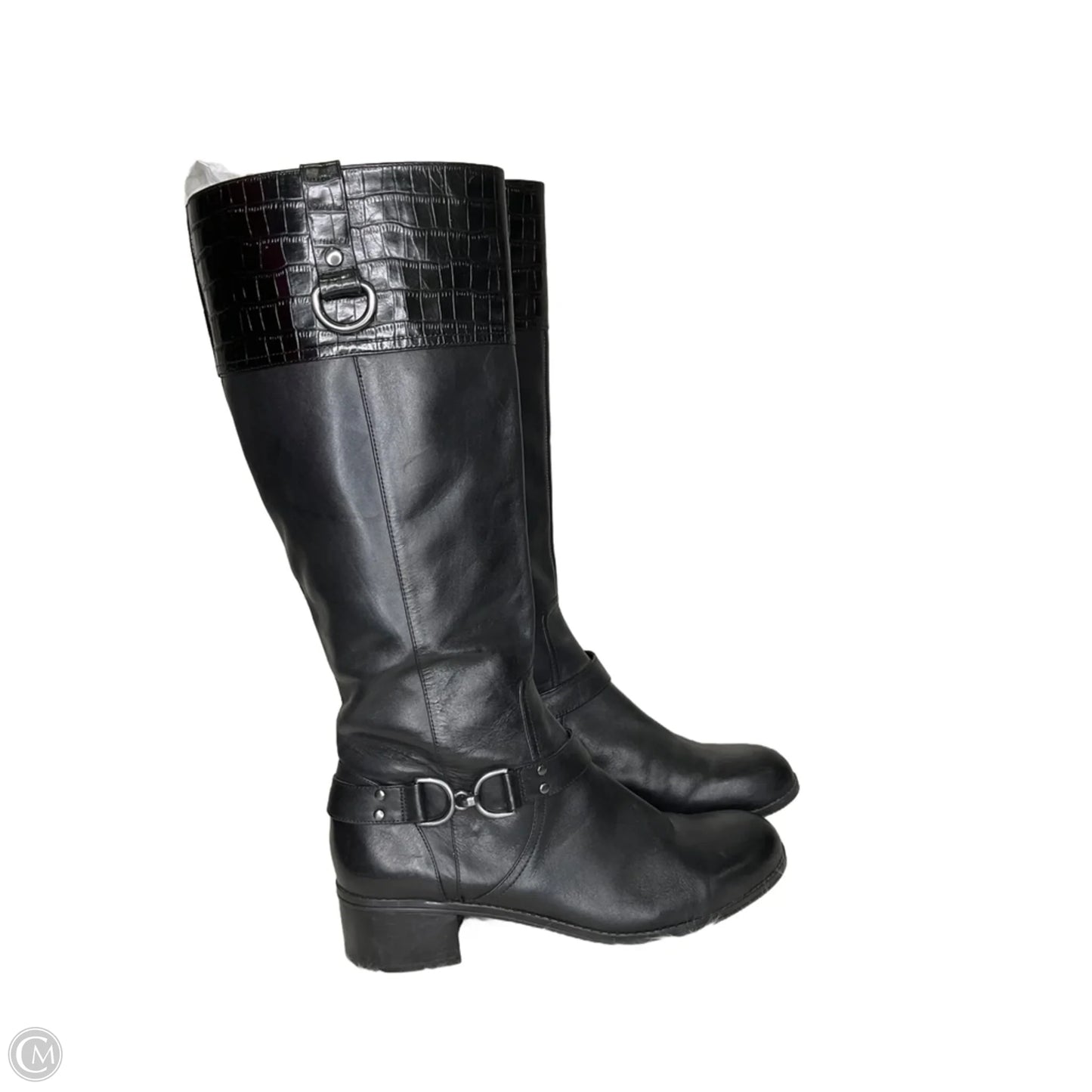 Boots Knee Flats By Bandolino In Black, Size: 9.5