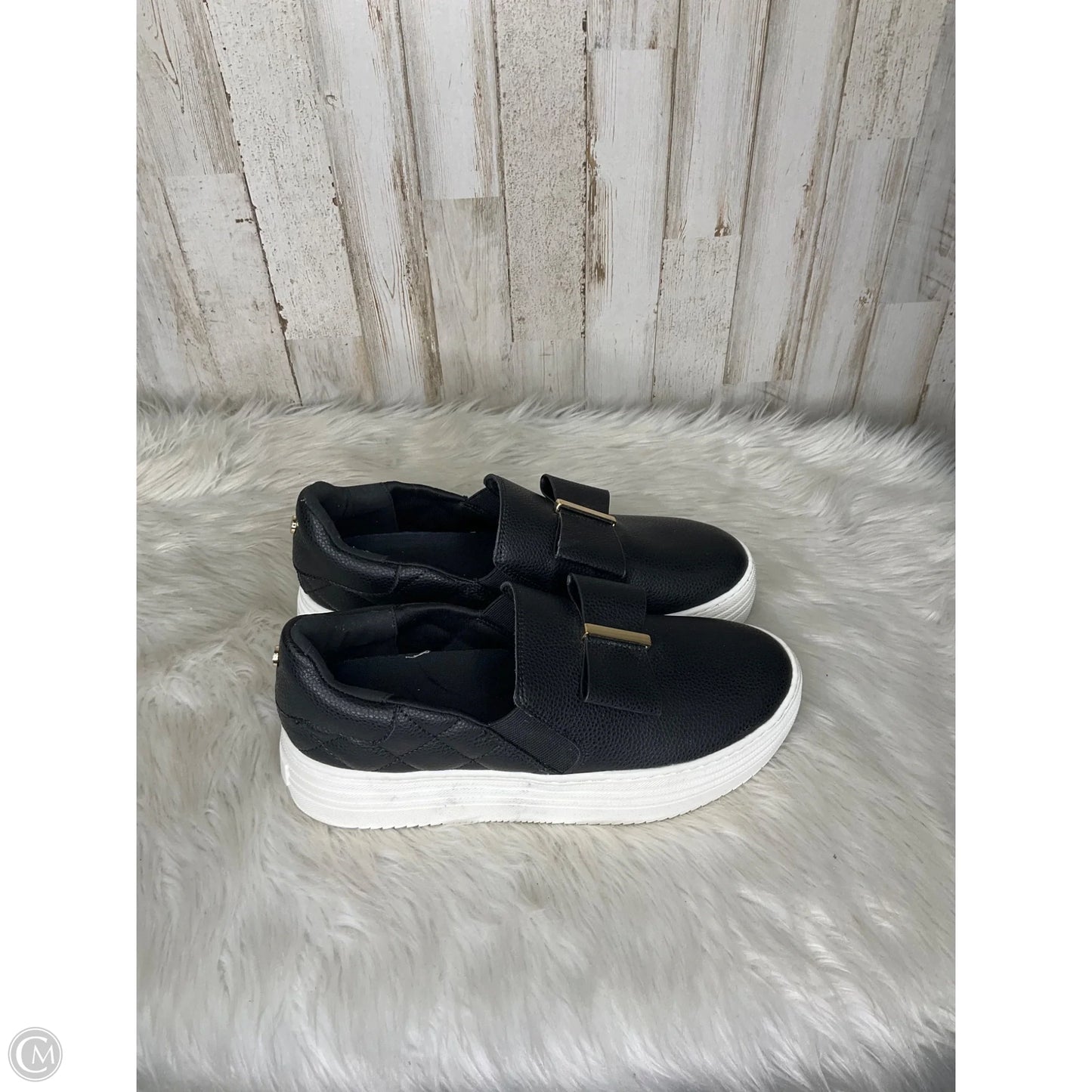Shoes Sneakers Platform By Joy & Iman In Black, Size: 8