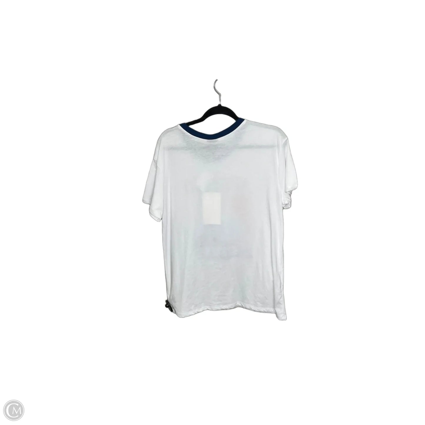 Top Short Sleeve By Clothes Mentor In White, Size: Xl