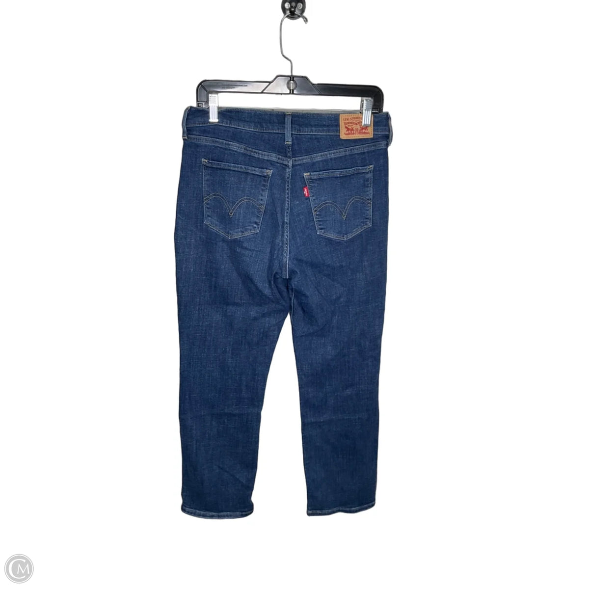 Jeans Straight By Levis In Blue Denim, Size: 6