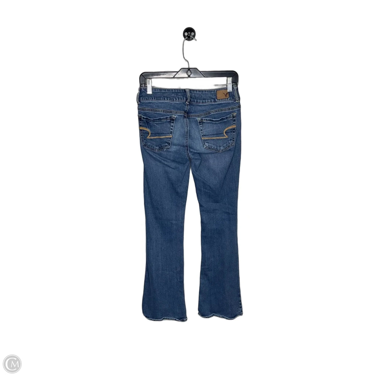 Jeans Flared By American Eagle In Blue Denim, Size: 2