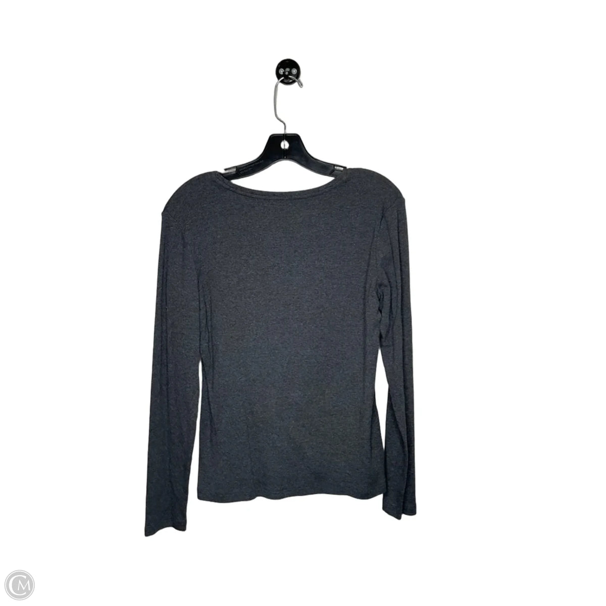 Top Long Sleeve By Talbots In Grey, Size: M