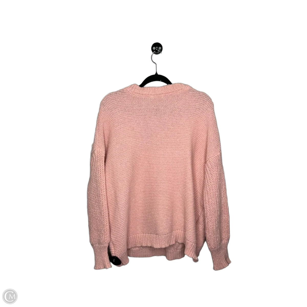 Sweater By Simply Southern In Pink, Size: Xl