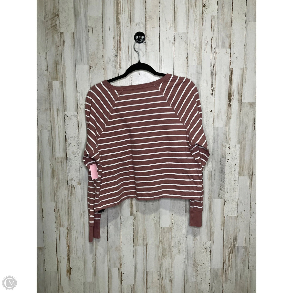 Top Long Sleeve By Aerie In Brown, Size: S