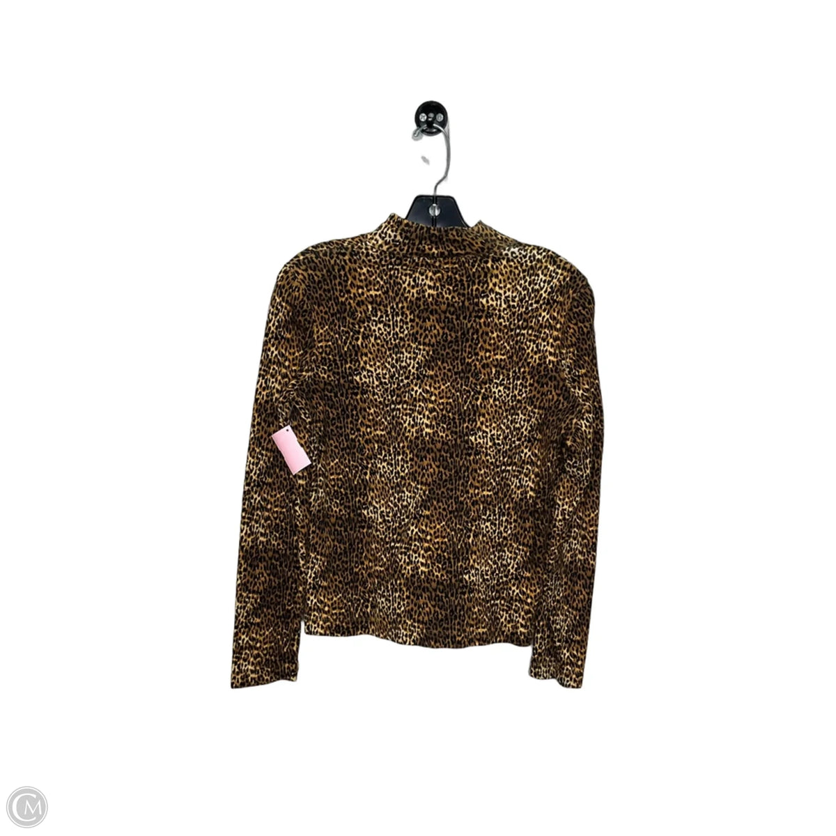Top Long Sleeve By Jones New York In Animal Print, Size: S