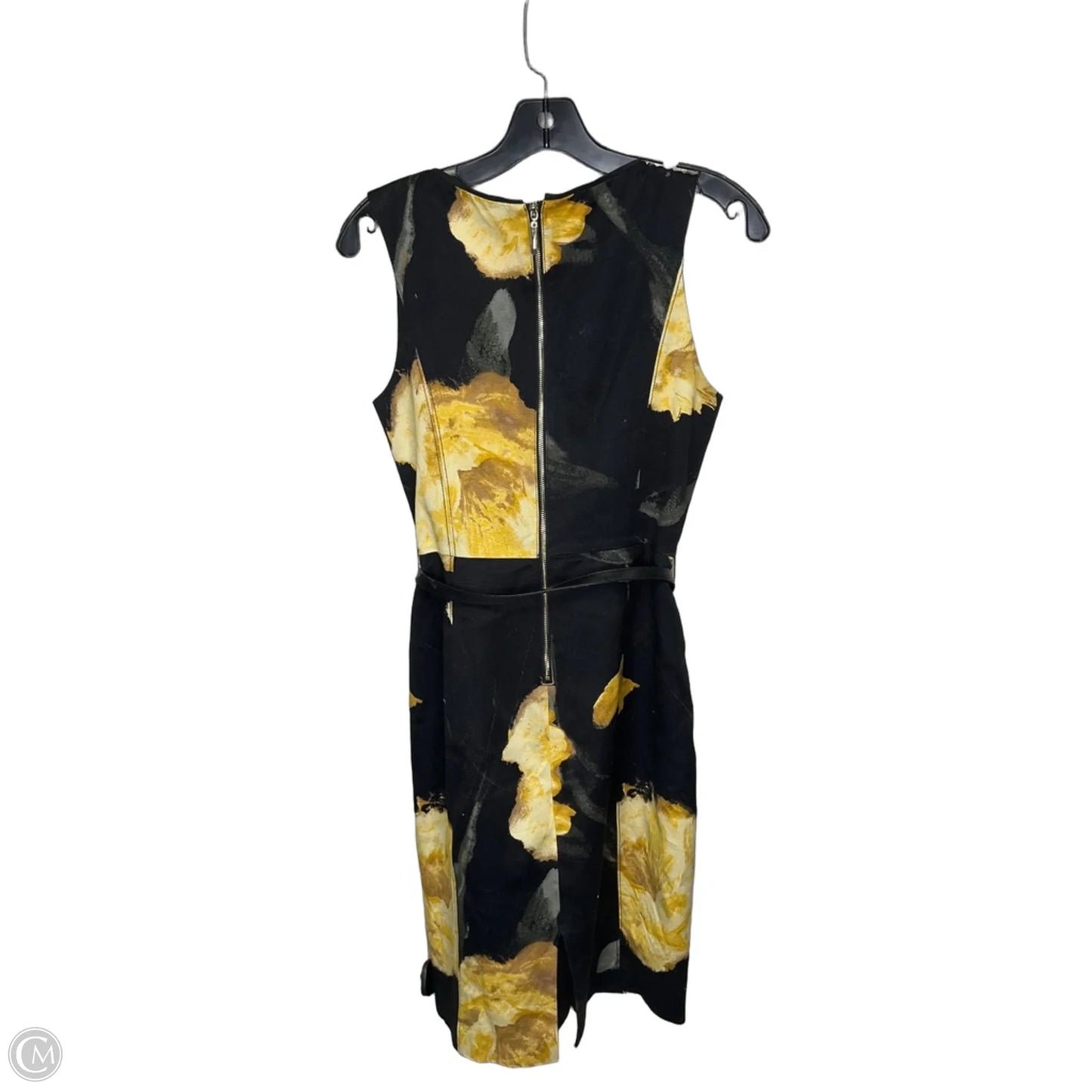 Dress Casual Short By White House Black Market In Black & Yellow, Size: 6