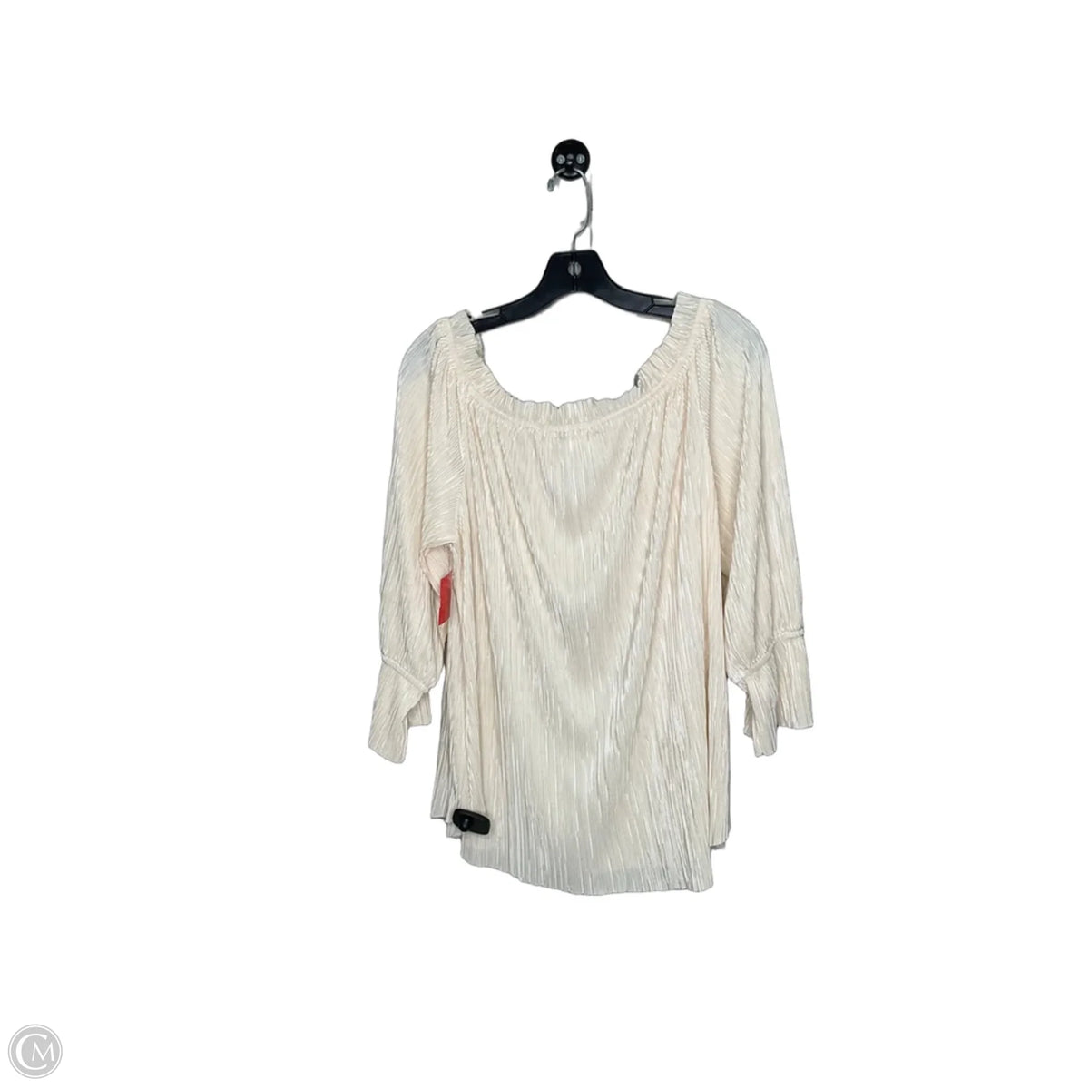 Top 3/4 Sleeve By Jennie And Marlis In Cream, Size: Xl