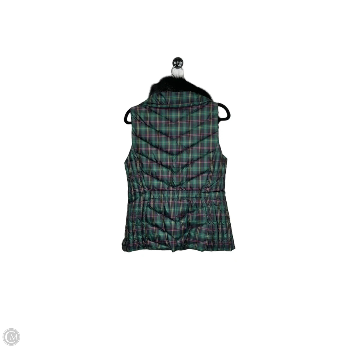 Vest Puffer & Quilted By Talbots In Plaid Pattern, Size: S