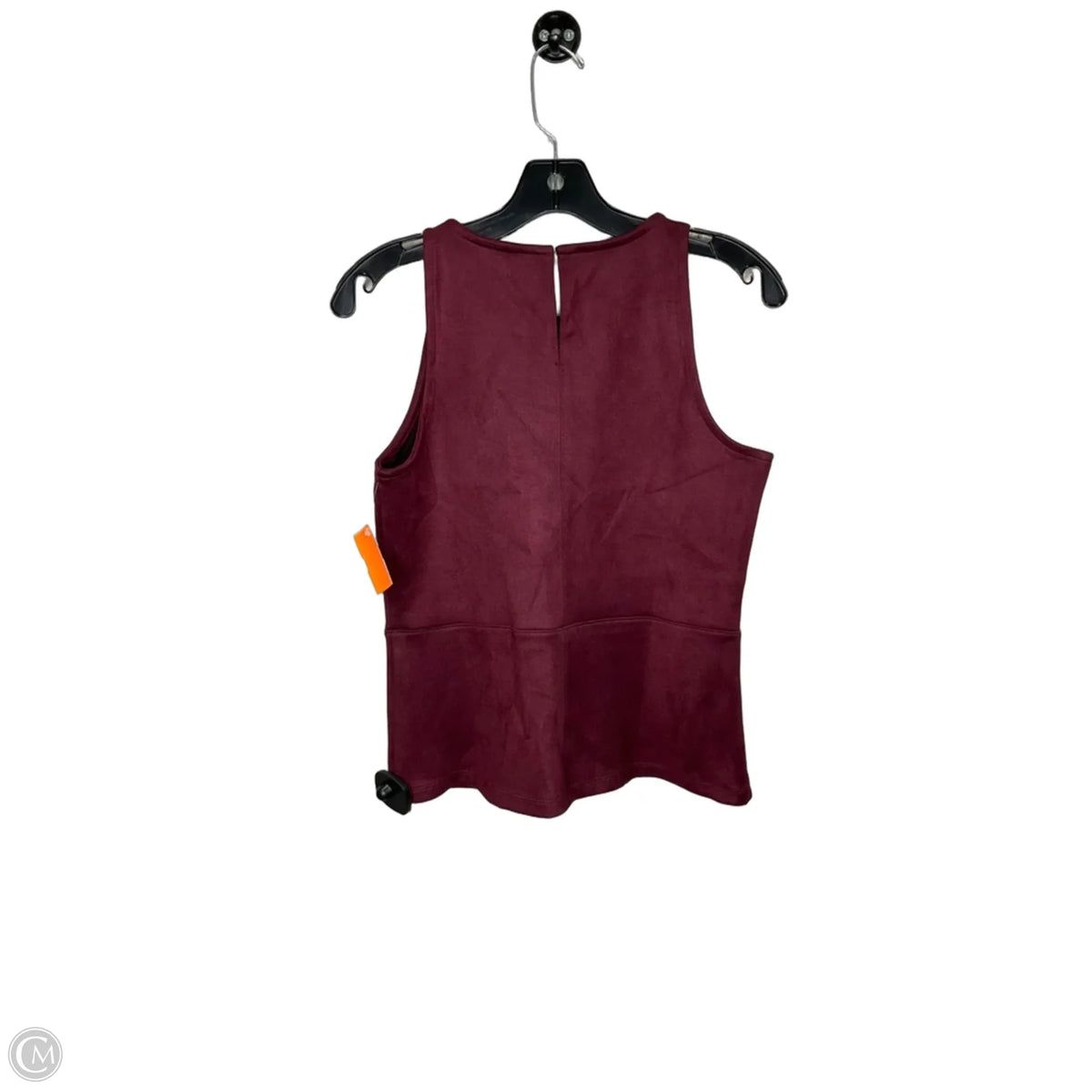 Top Sleeveless By Ann Taylor In Maroon, Size: Xs
