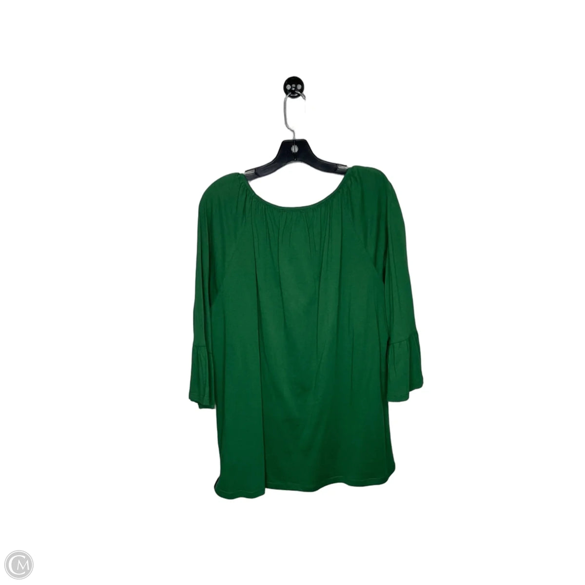 Top 3/4 Sleeve By Michael By Michael Kors In Green, Size: Xl