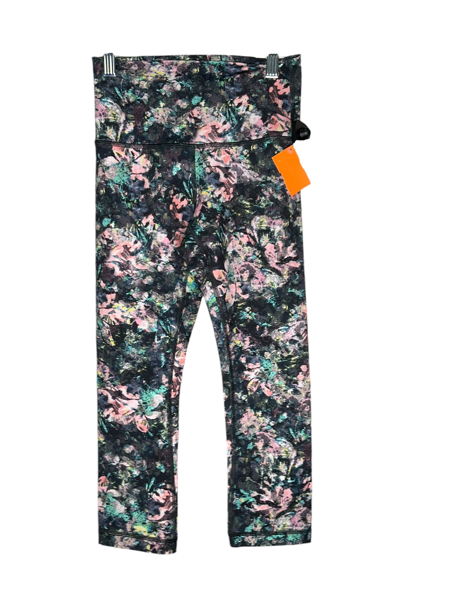 Athletic Capris By Lululemon In Multi-colored, Size: 4