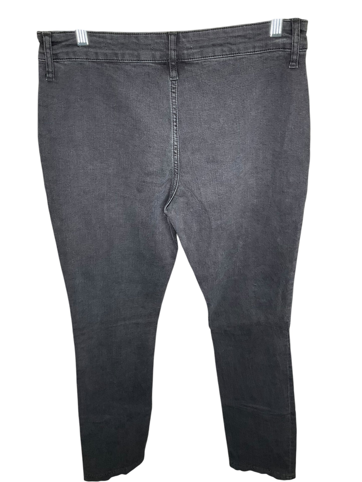 Jeans Flared By Zara In Black Denim, Size: 12