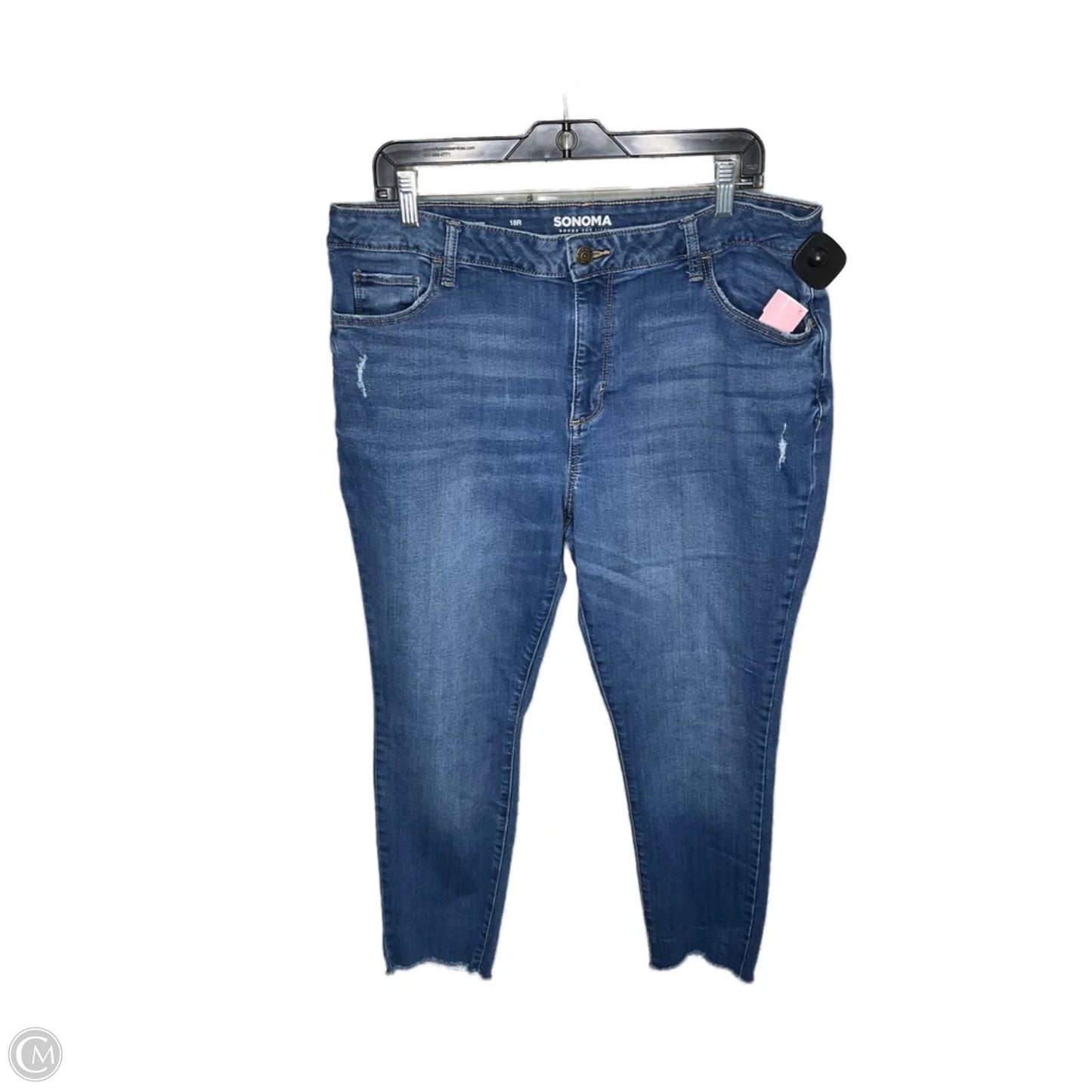 Jeans Skinny By Sonoma In Blue, Size: 18