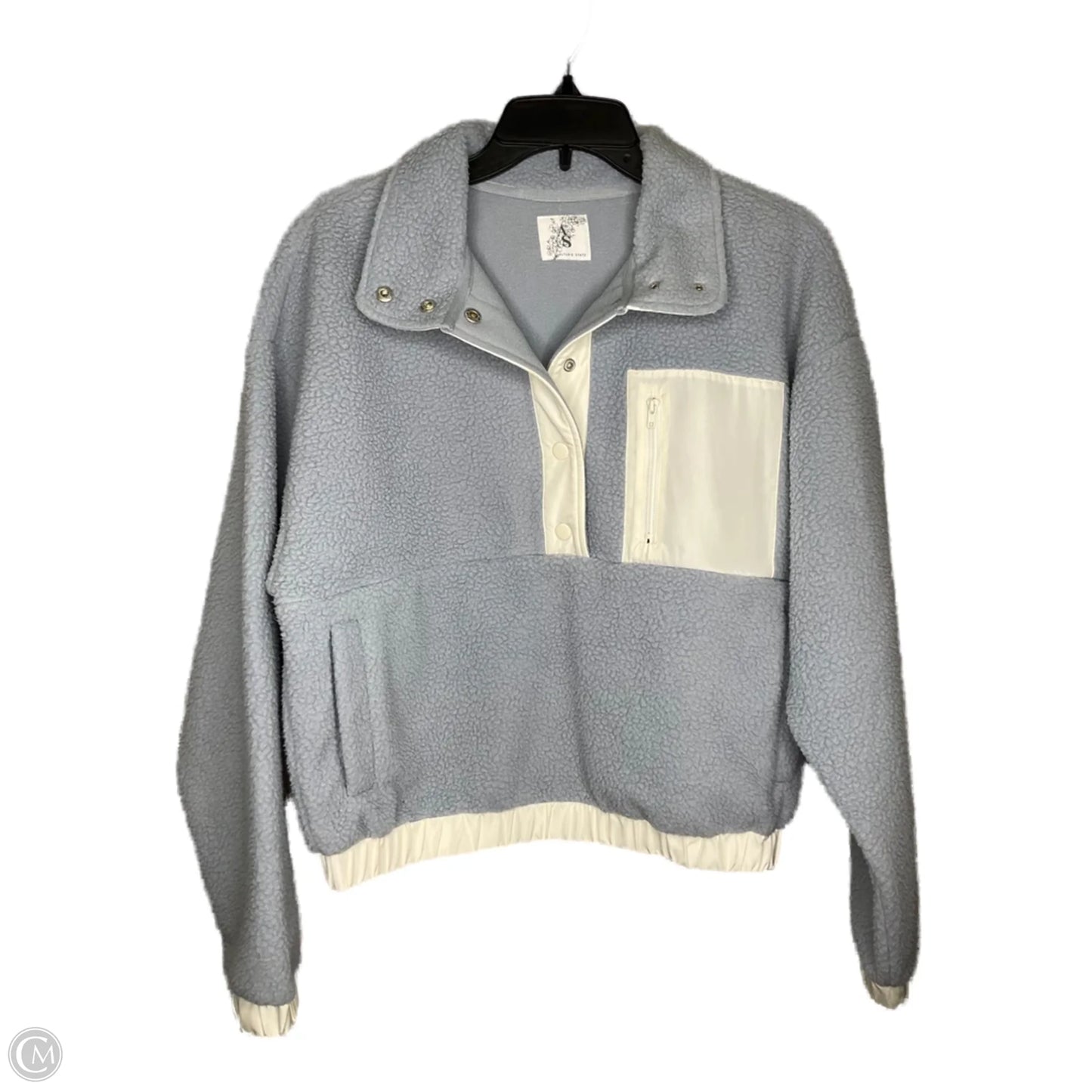Sweatshirt Collar By Altard State In Blue, Size: S
