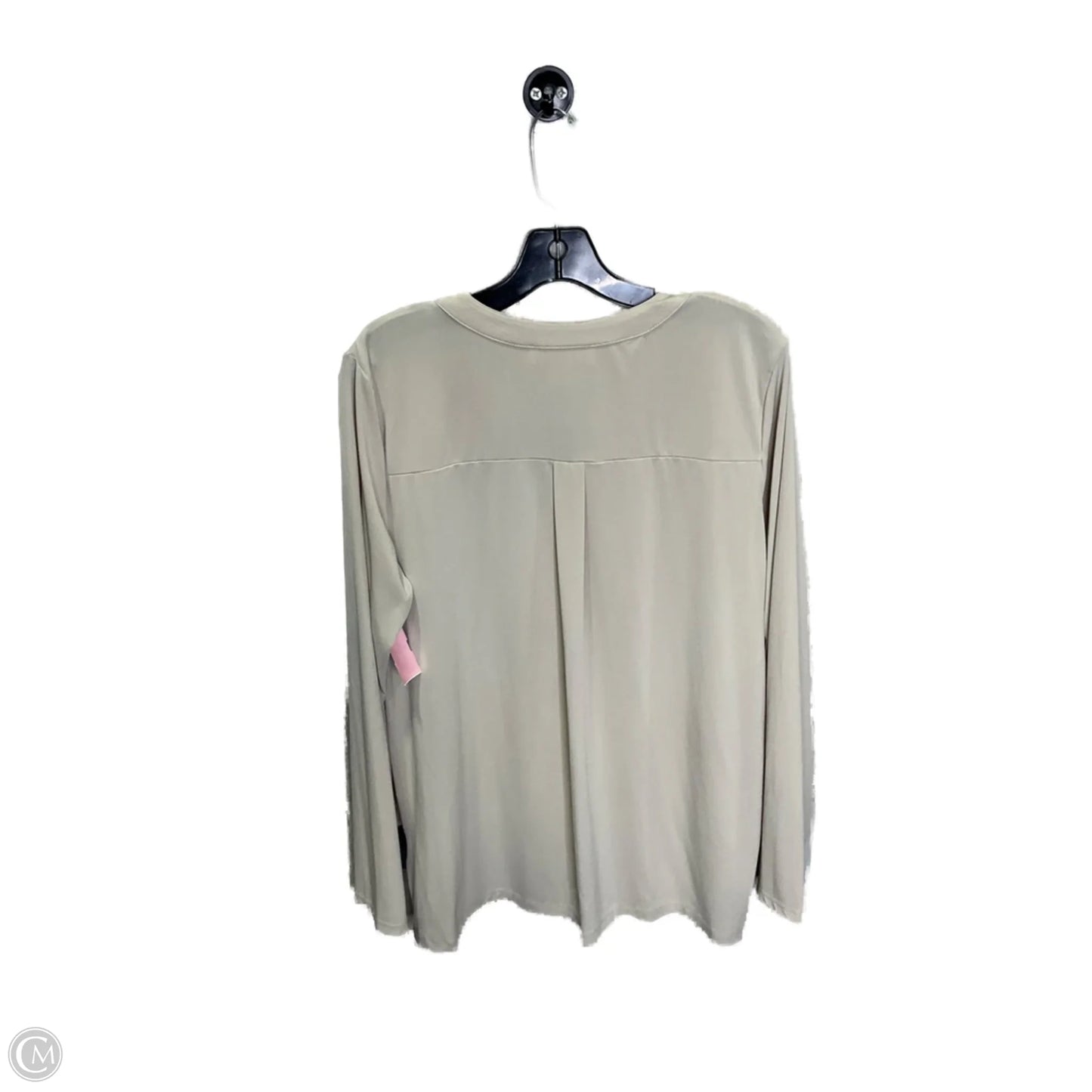 Top Long Sleeve Designer By Michael Kors In Tan, Size: Xl