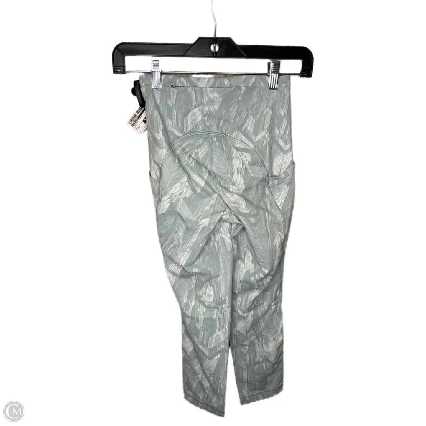 Athletic Capris By Lululemon In Green, Size: 2