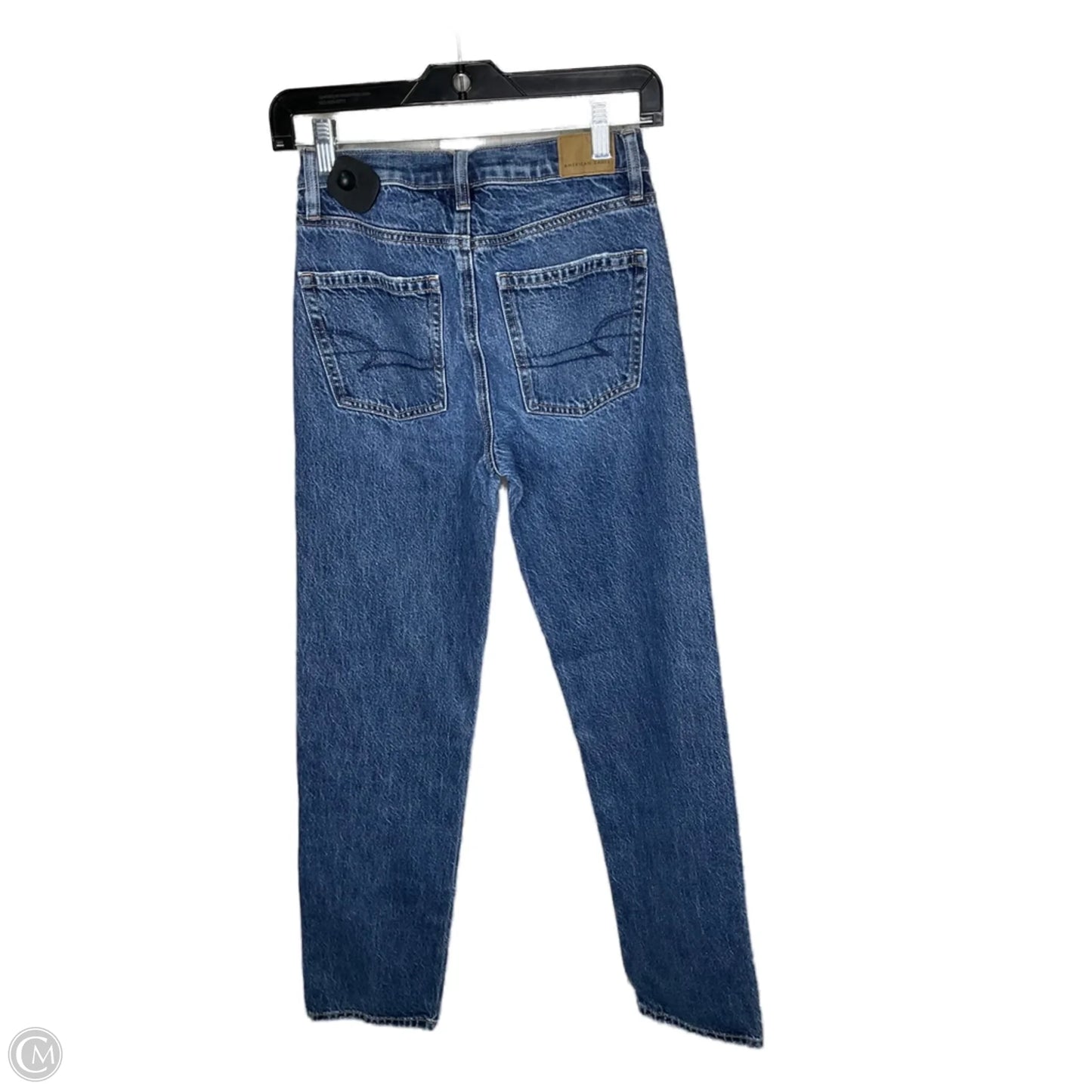 Jeans Wide Leg By American Eagle In Blue, Size: 0