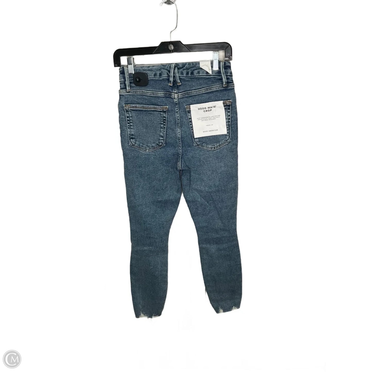 Jeans Skinny By Good American In Blue, Size: 2