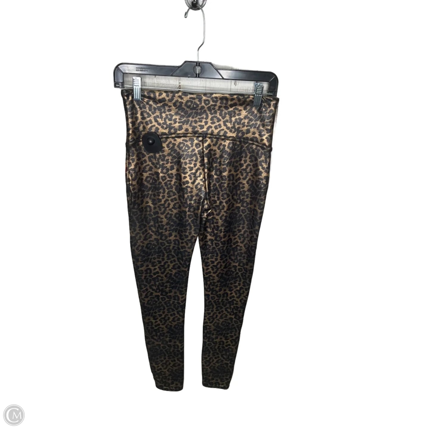 Athletic Leggings By Spanx In Animal Print, Size: L