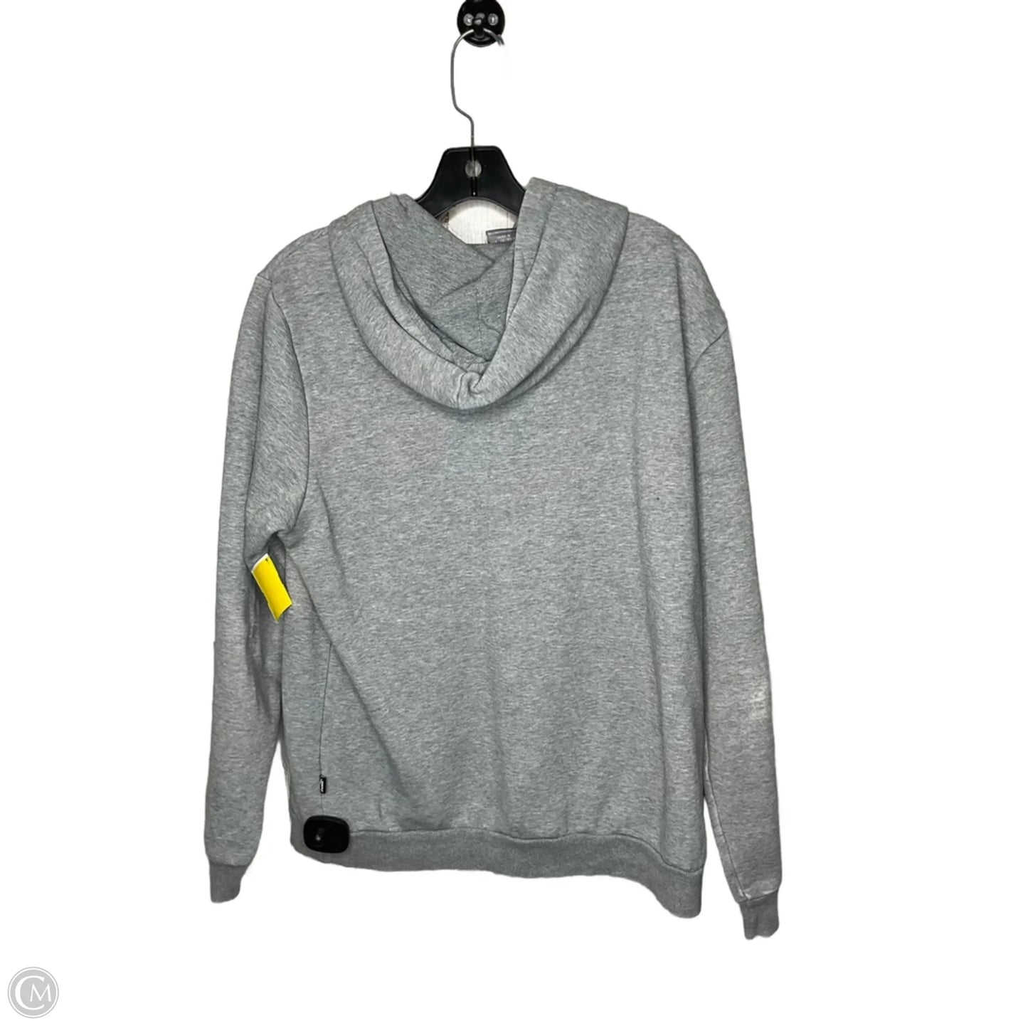 Sweatshirt Hoodie By Puma In Grey, Size: M