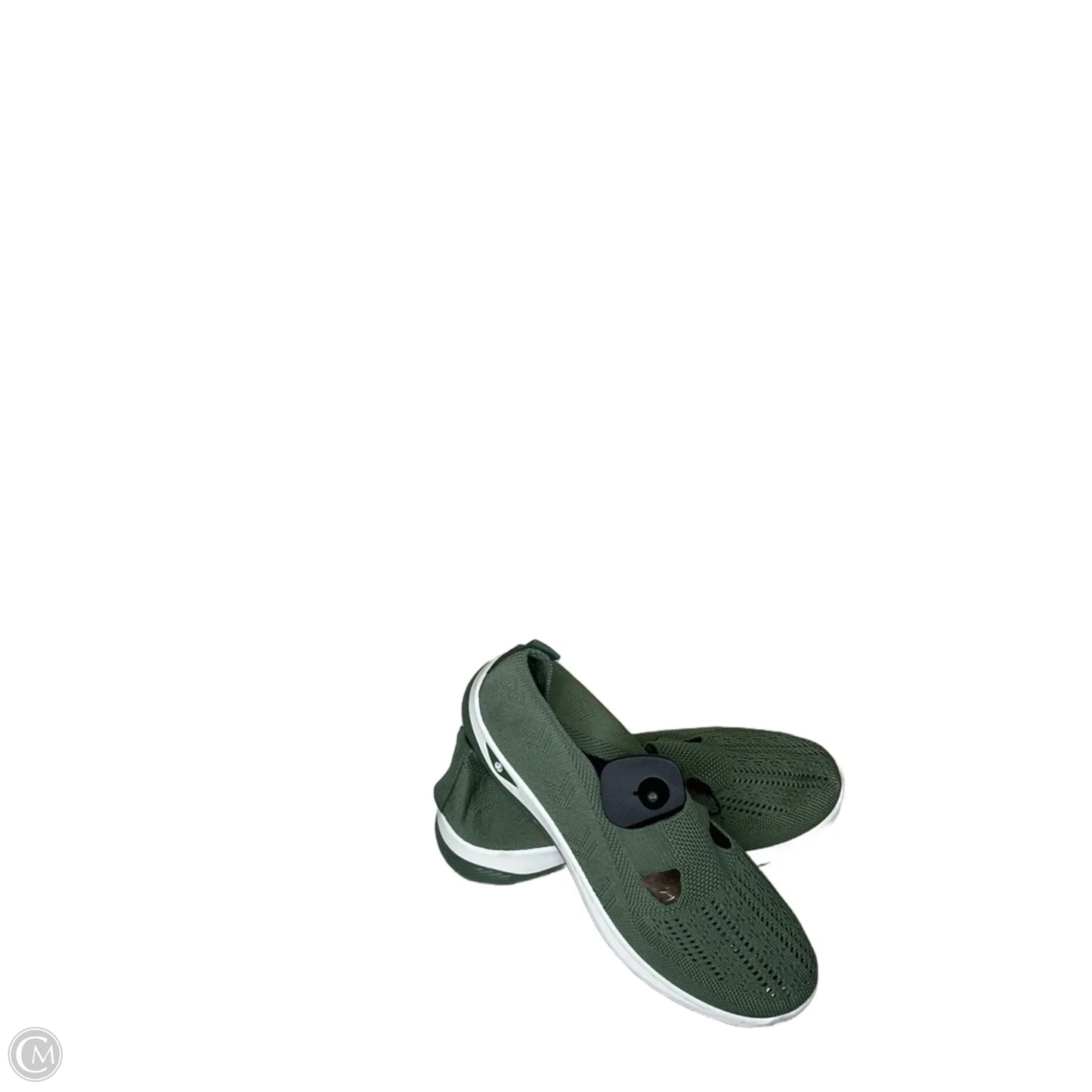 Shoes Flats By Clothes Mentor In Green, Size: 11